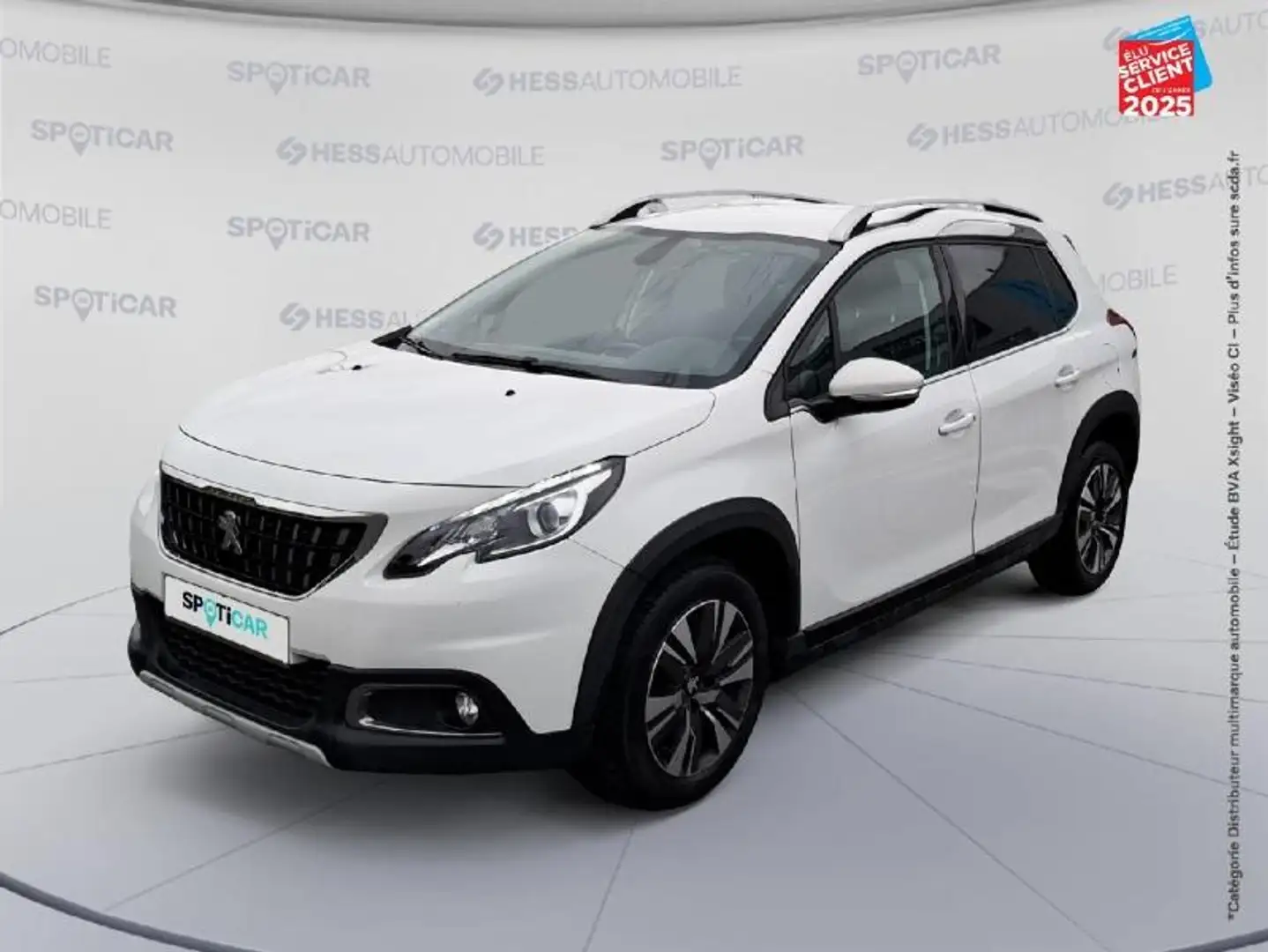 Peugeot 2008 1.2 PureTech 110ch E6.c Allure S/S EAT6 GPS Camera Blanc - 1