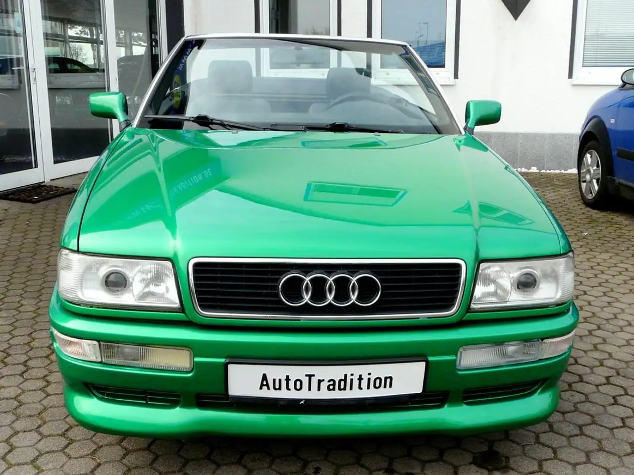 Audi Cabriolet 2.0 in Cricketgrün, foto 4