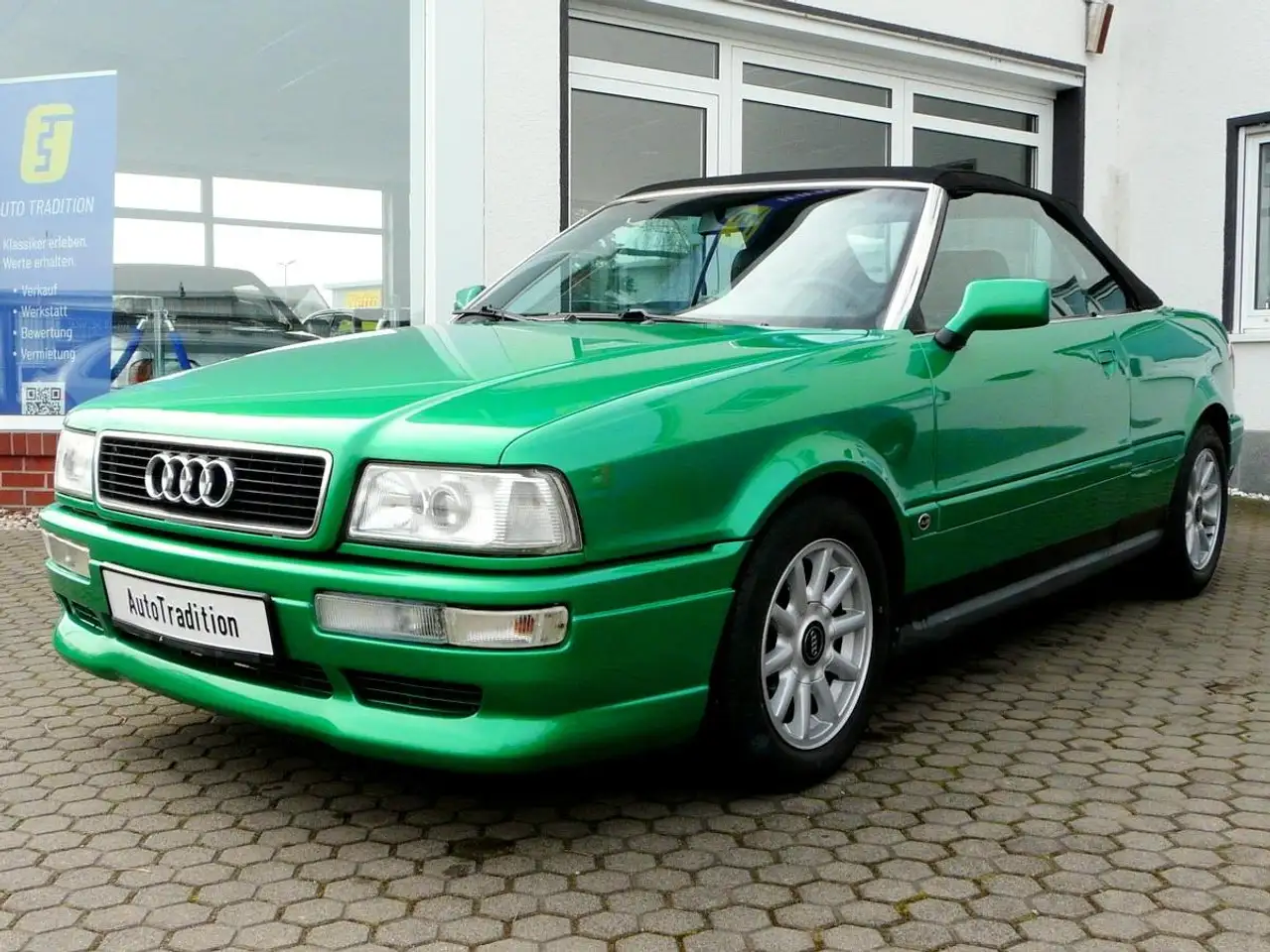 Audi Cabriolet 2.0 in Cricketgrün, foto 3