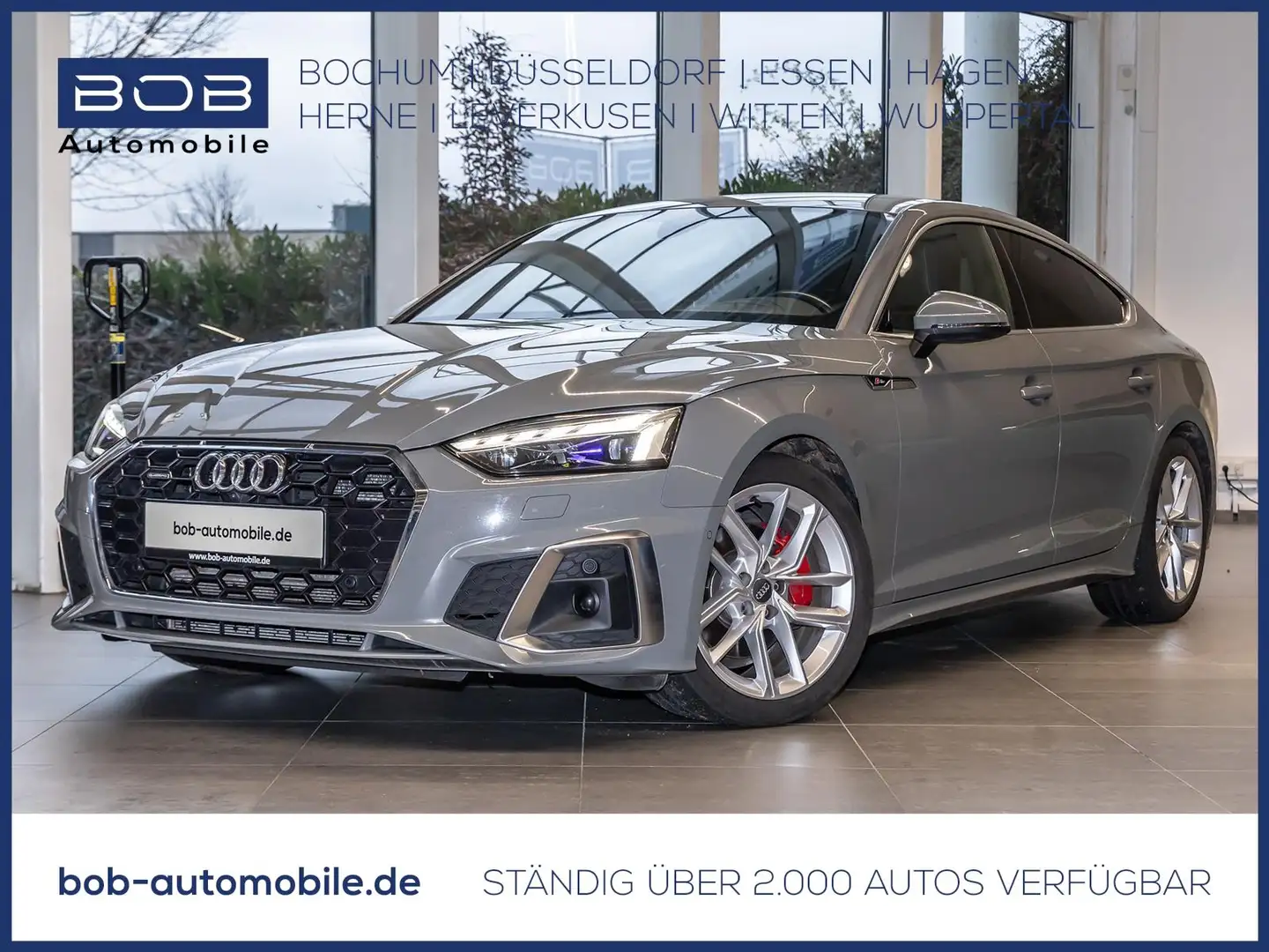 Audi A5 Sportback quattro S line 40 TDI LEDER NAVI Grey - 1