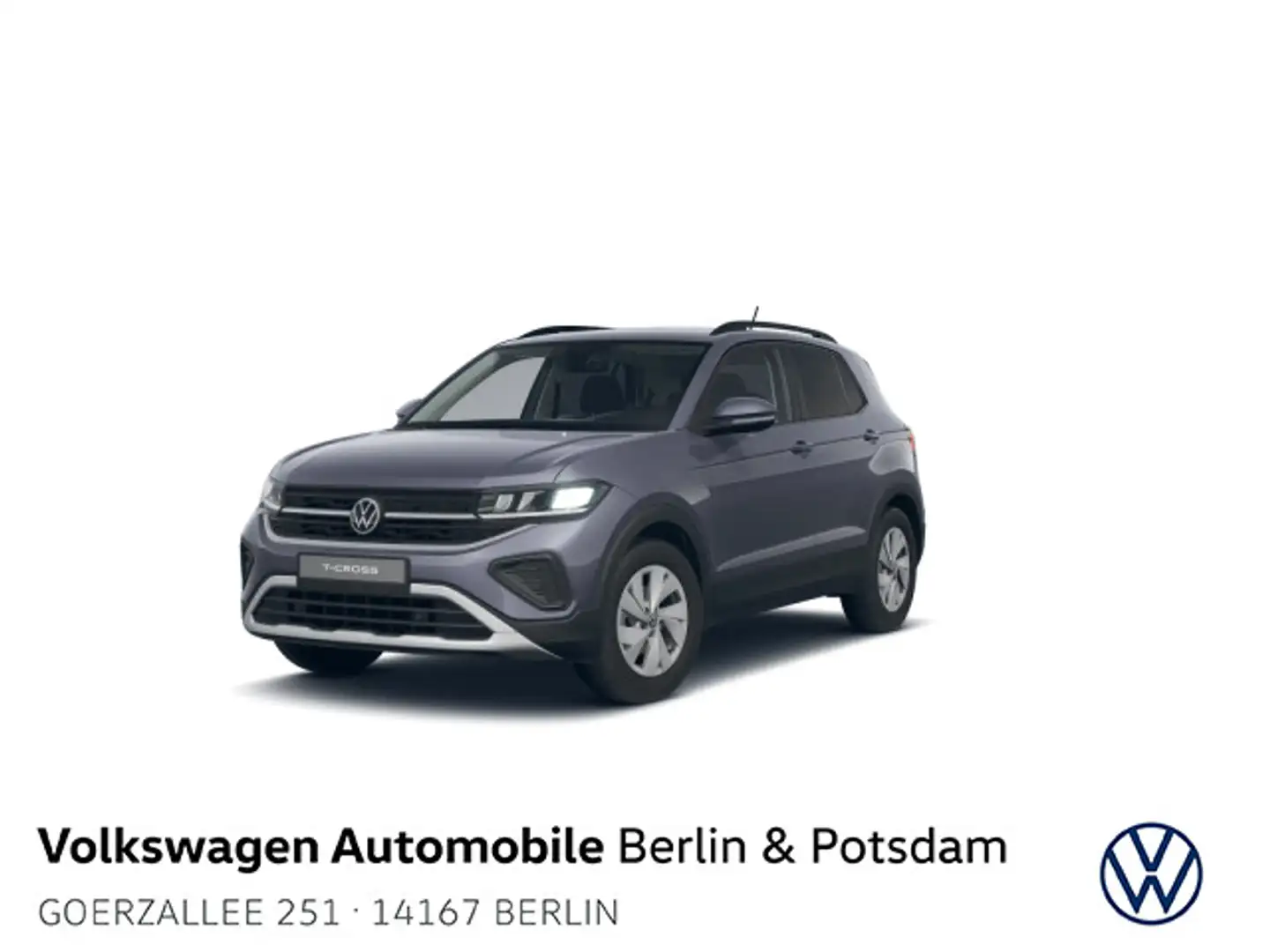 Volkswagen T-Cross 1.0 TSI DSG Life AHK LED Navi Grau - 1