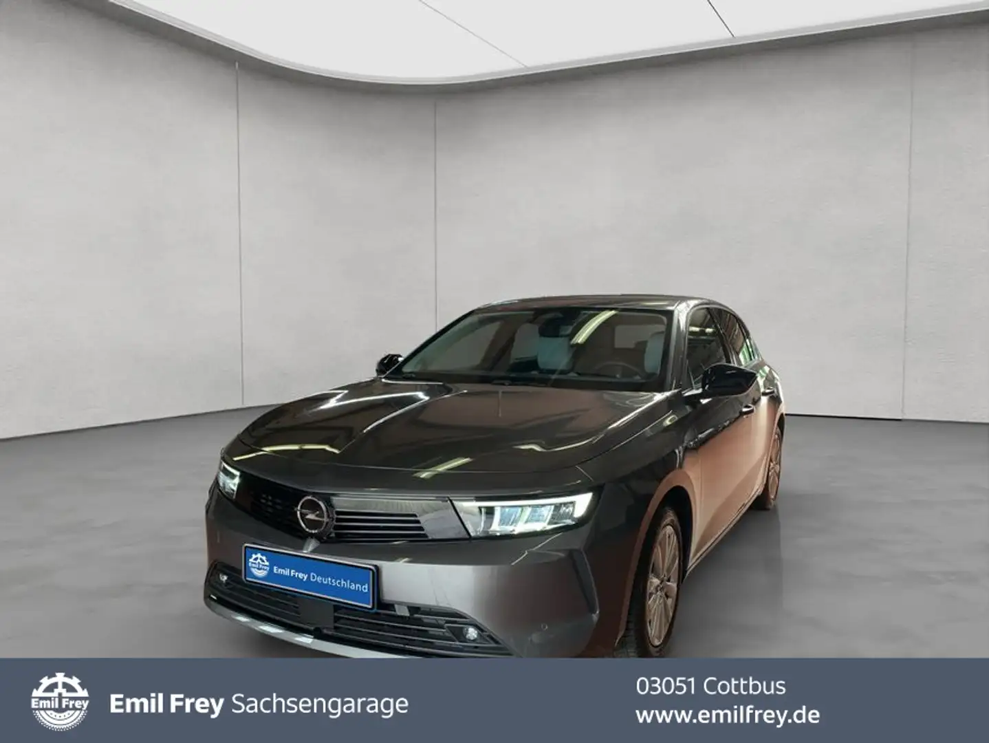 Opel Astra 1.2 Turbo Elegance NAVI * LED * SHZ * RFC Grijs - 1