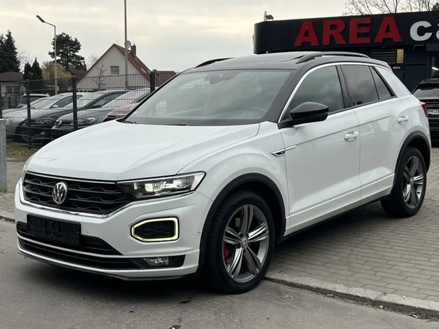 Volkswagen T-Roc 2.0 TDI 4M R-LINE*PANO*LED*VIRT*ACC*SPUR Weiß - 1