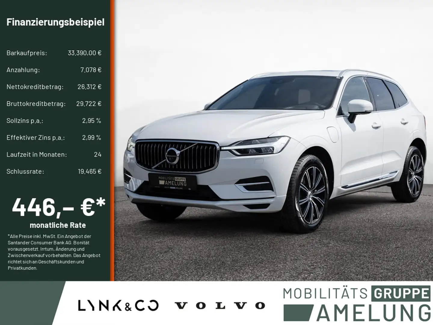 Volvo XC60 T8 Twin Engine Inscription LED PANO 360° Blanc - 1