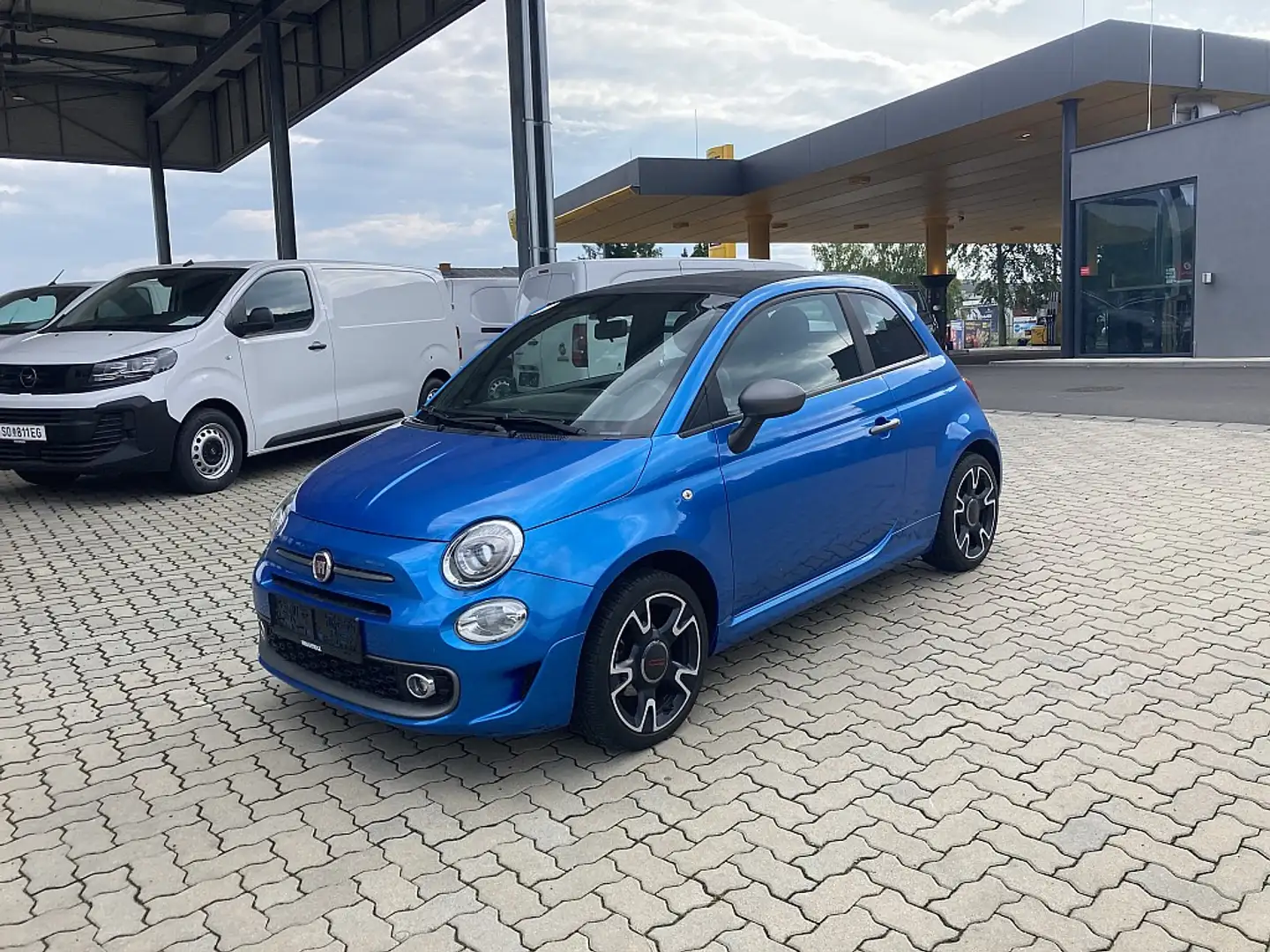 Fiat 500C 1,2 69 500S Blau - 1