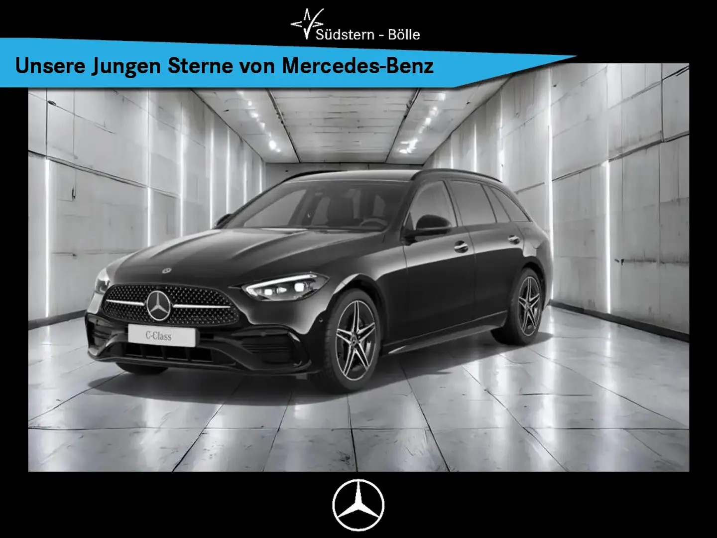 Mercedes-Benz C 300 T e AMG+AMBIENTE+DISTRO+MEMORY+NIGHTP.+SHZ Schwarz - 1