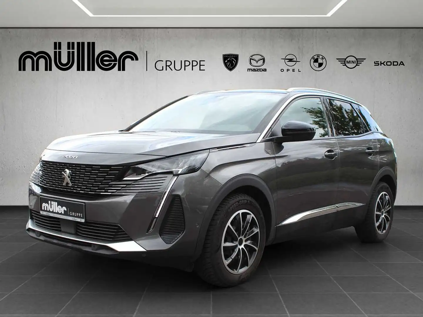 Peugeot 3008 BlueHDi 130 EAT8 Roadtrip Gris - 1