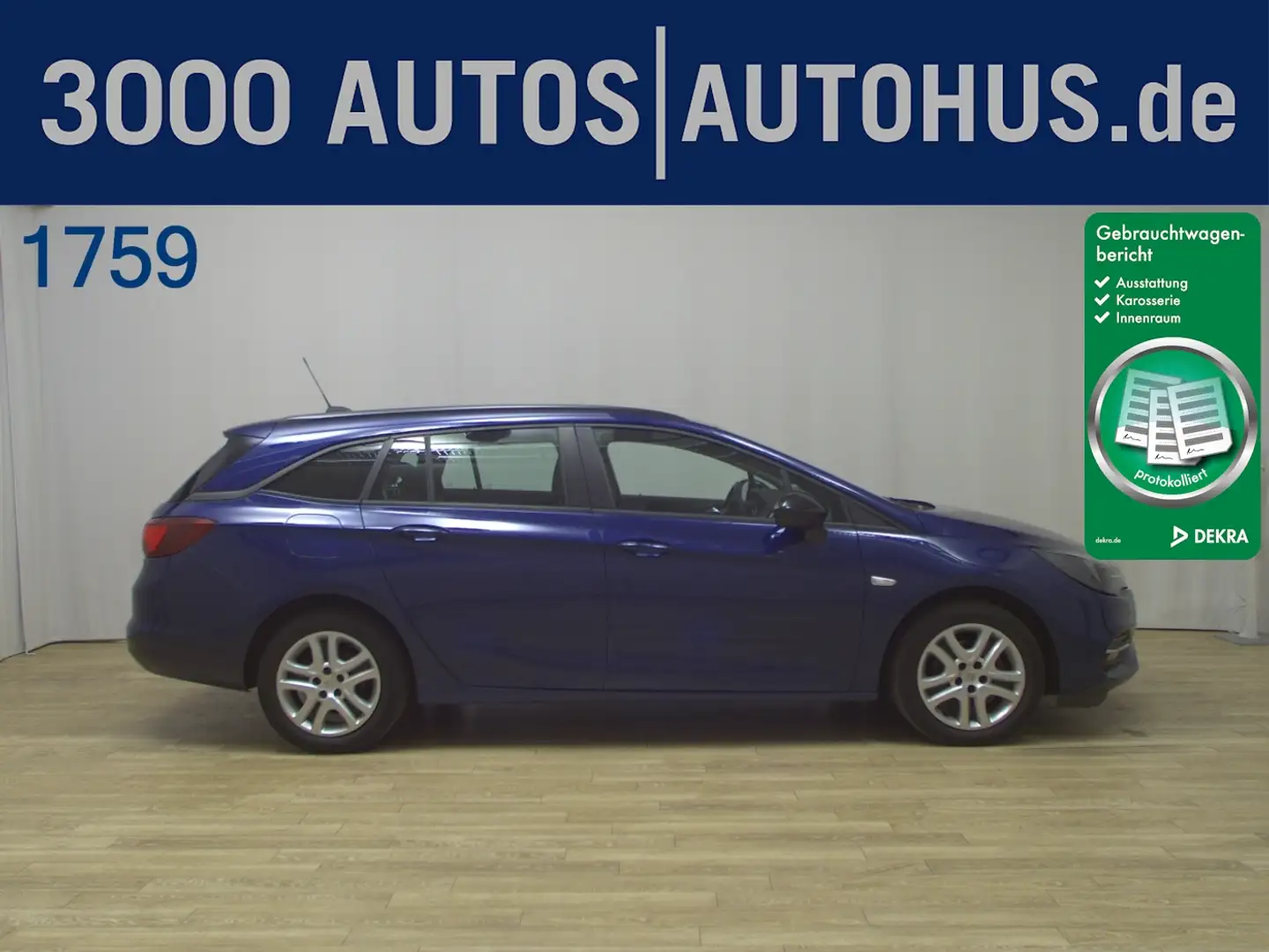 Opel Astra K Sports Tourer 1.5 D Edition Business Blau - 1