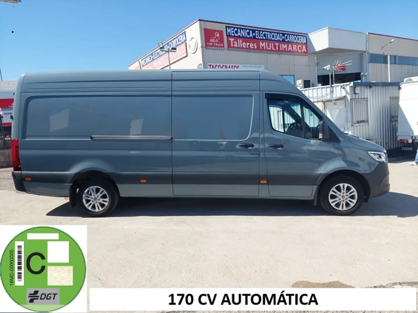 Mercedes-Benz Sprinter Furgón 317CDI Largo T.E. tT Gris - 1