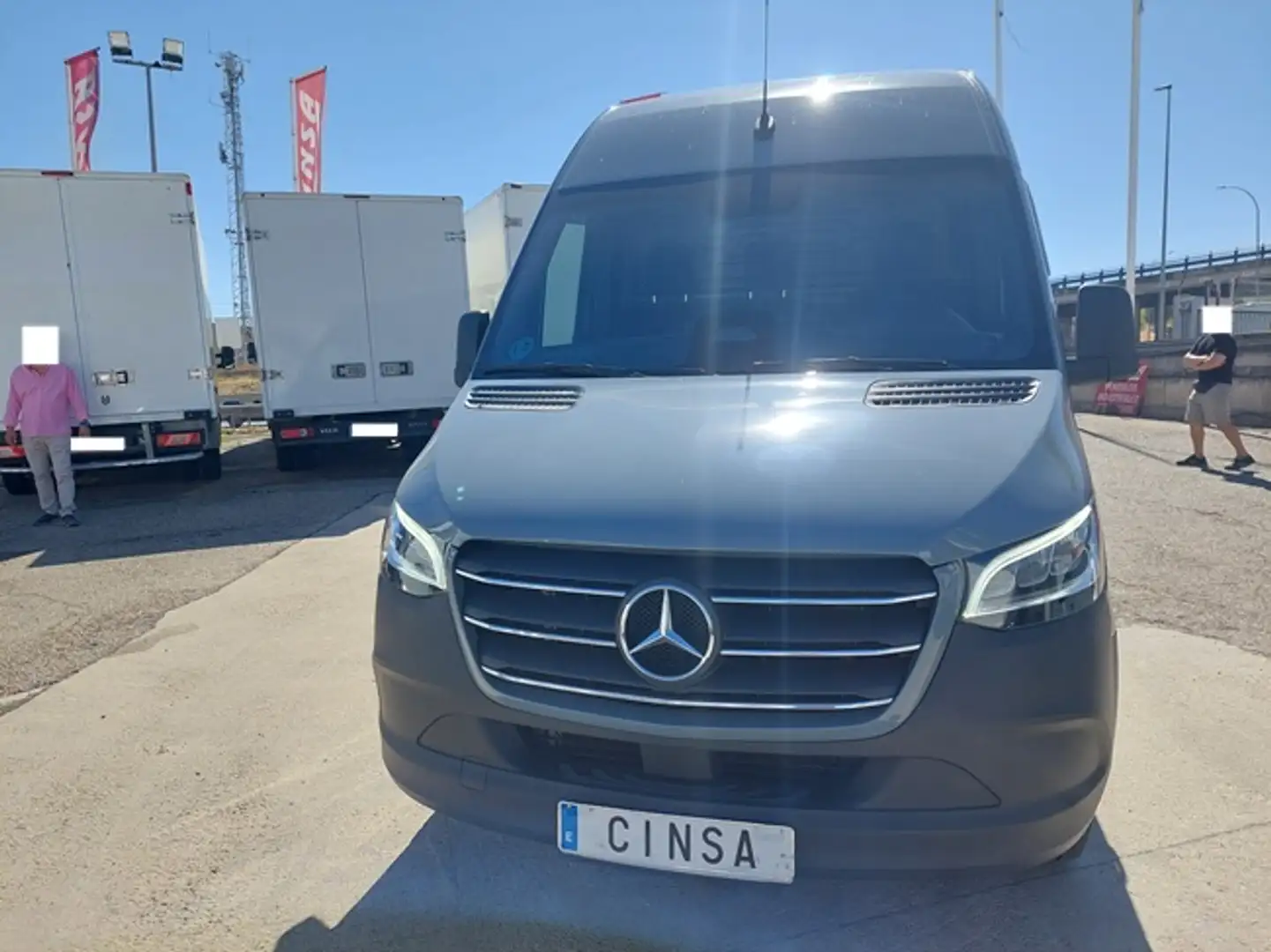 Mercedes-Benz Sprinter Furgón 317CDI Largo T.E. tT Gris - 2