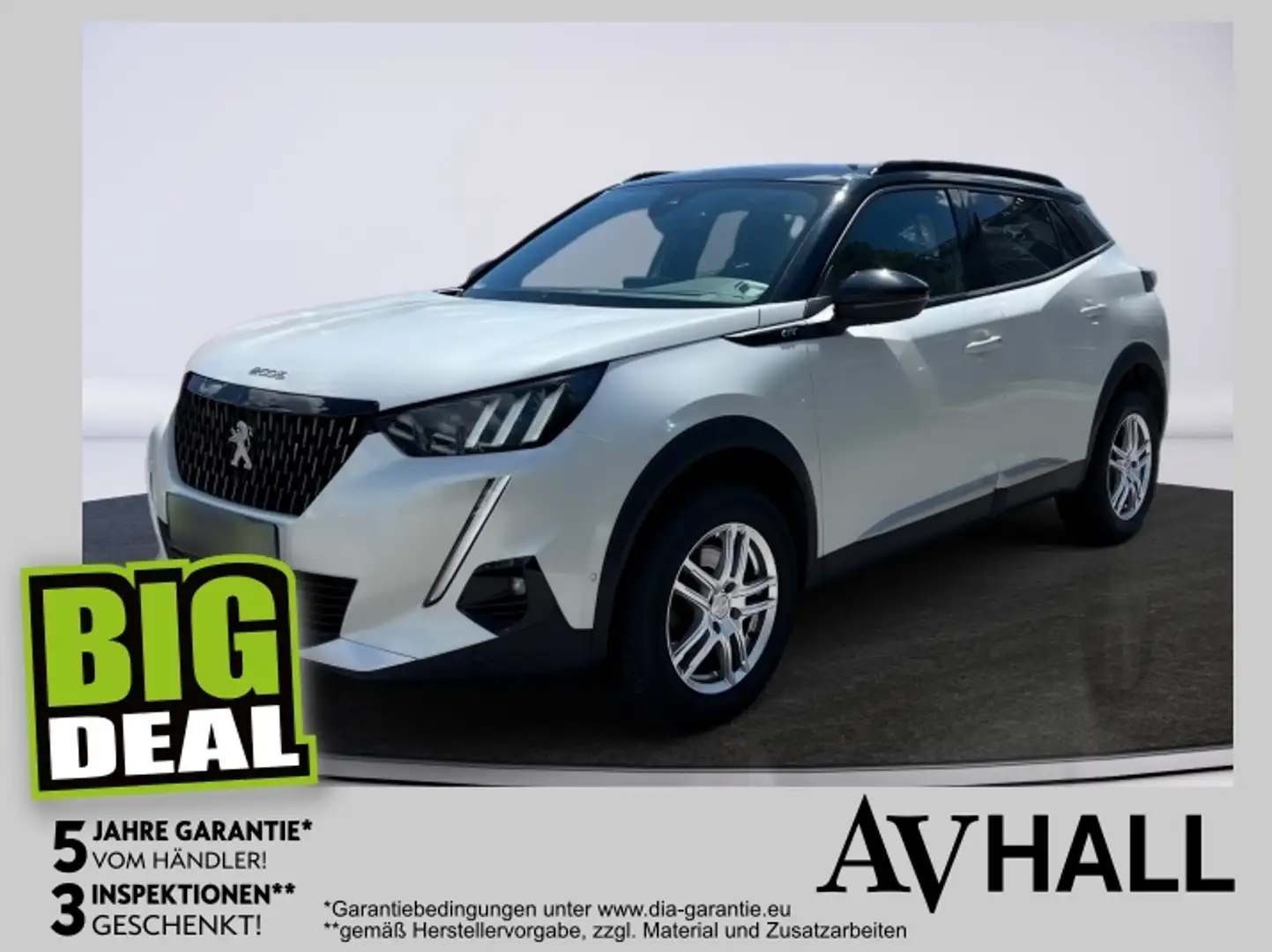 Peugeot 2008 GT Pack   1.5  LED*RFK*DIS*AMB*SHZ Weiß - 1