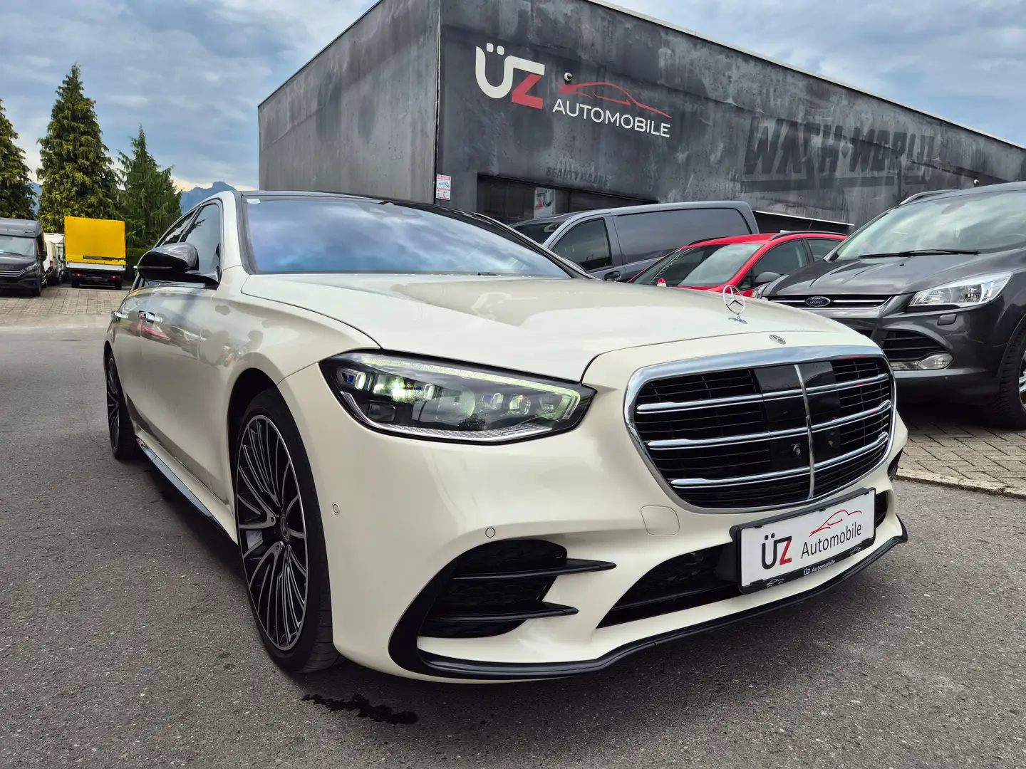 Mercedes-Benz S 580 *** First-Class Fond *** S 580 4Matic L PANORAMA Weiß - 2