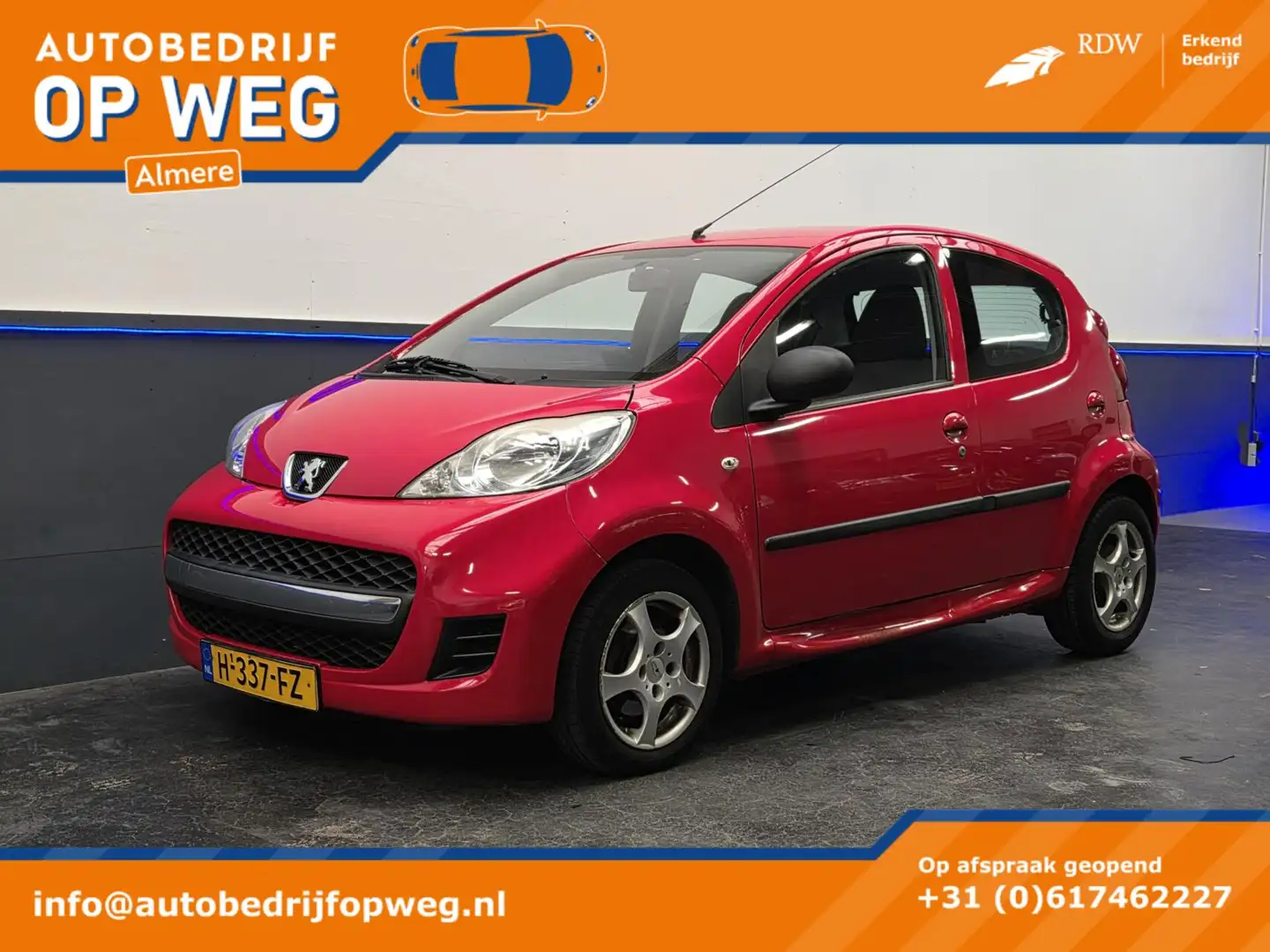 Peugeot 107 1.0-12V XS | Nieuwe APK & banden | Android/Apple Rood - 1
