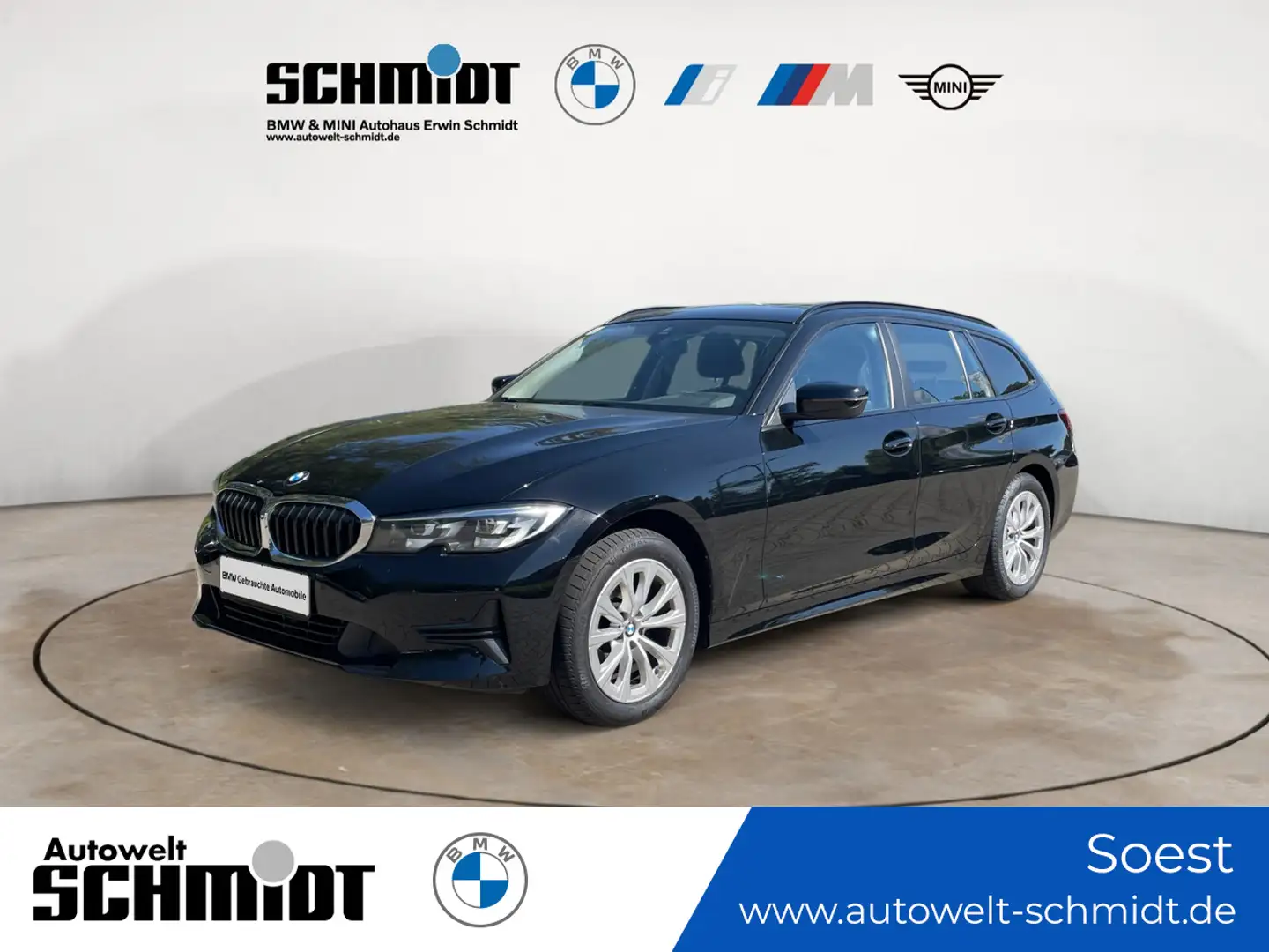 BMW 318 d Touring Advantage + GARANTIE Noir - 1