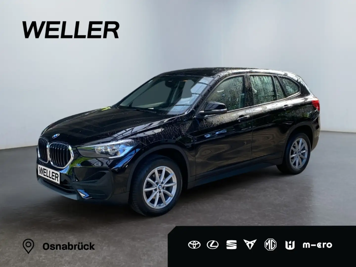 BMW X1 sDrive18i *HiFi*SHZ*Klimaautomatik*Keyless Go* Schwarz - 1
