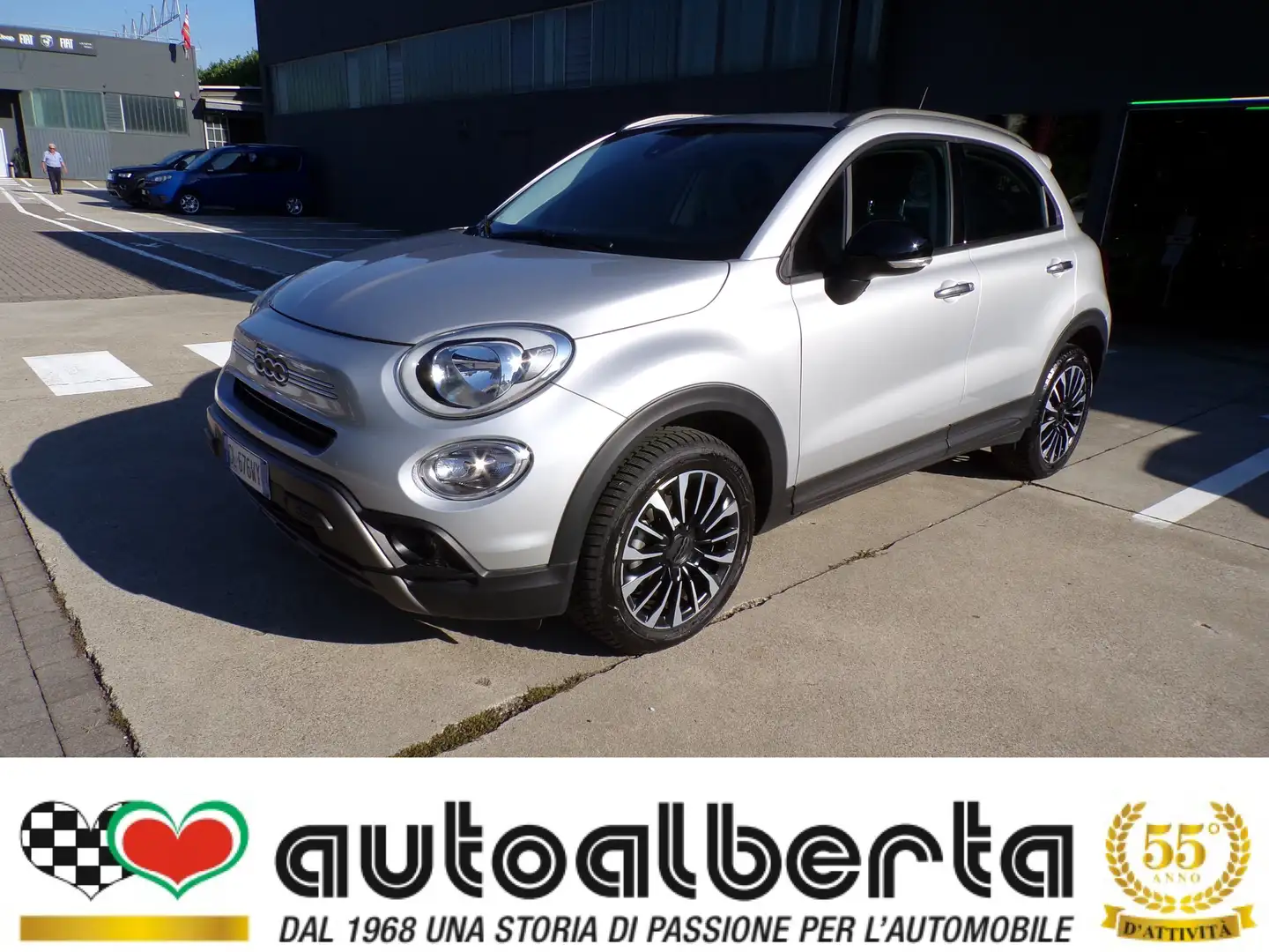 Fiat 500X Cross 1.6 mjet 130cv (KM.11.926) Argent - 1