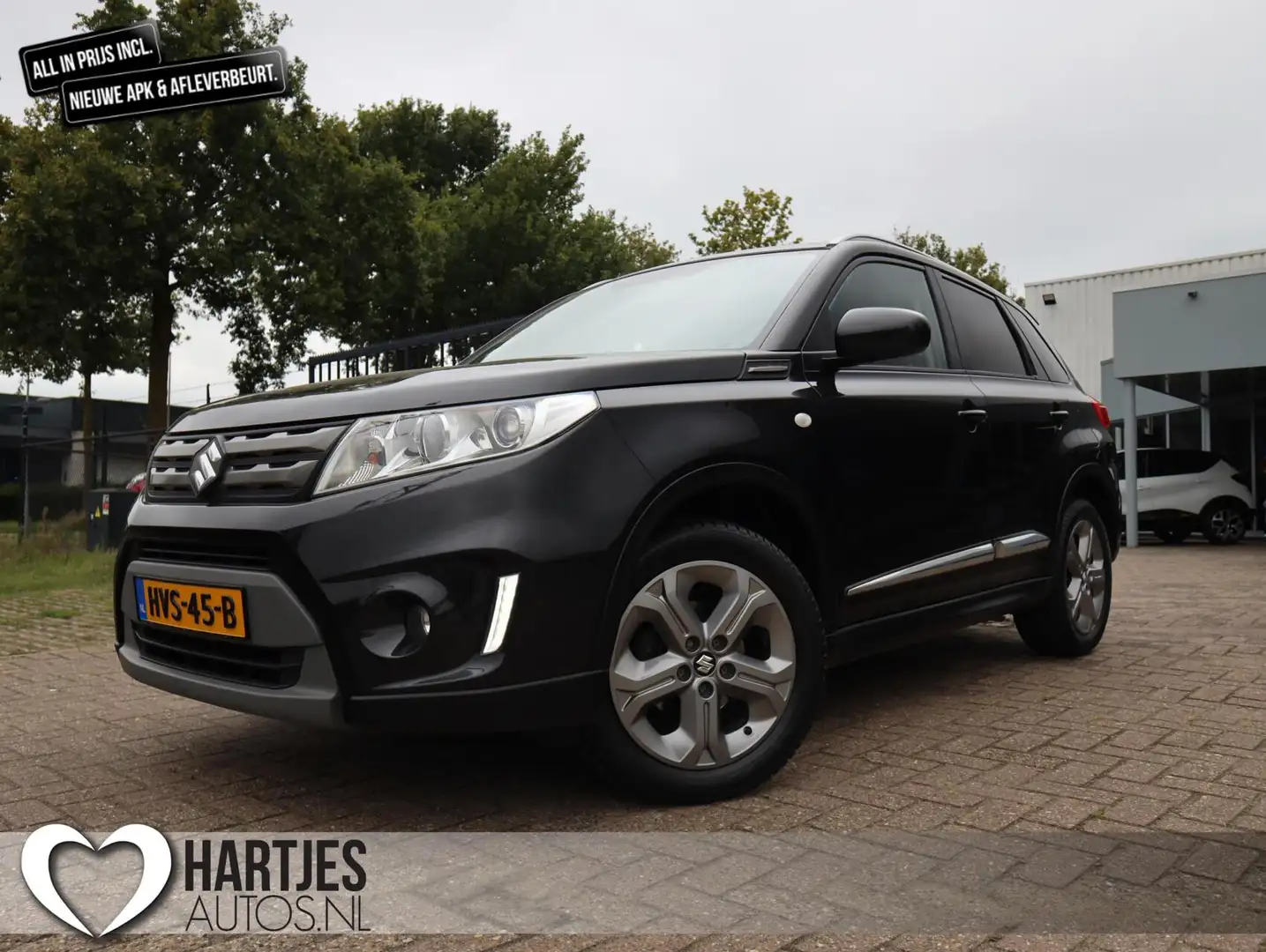 Suzuki Vitara 1.6 Exclusive (Vol-Opties!) 1e eigenaar Zwart - 1