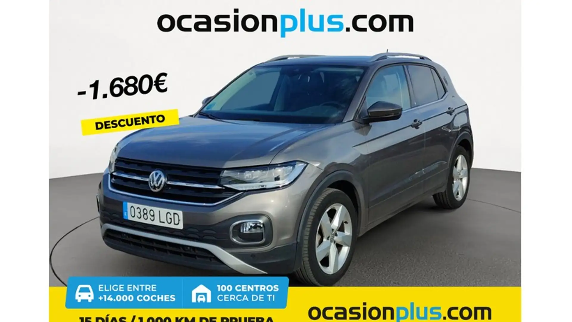 Volkswagen T-Cross 1.0 TSI Sport 85kW Gris - 1