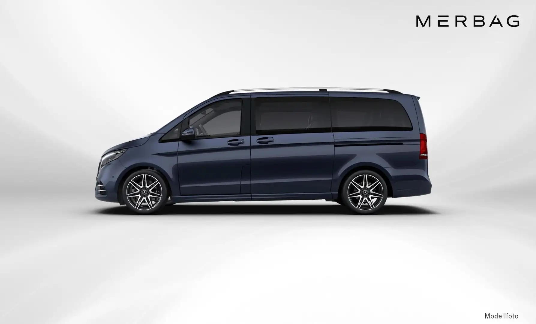 Mercedes-Benz V 300 d 4MATIC Lang Bleu - 2