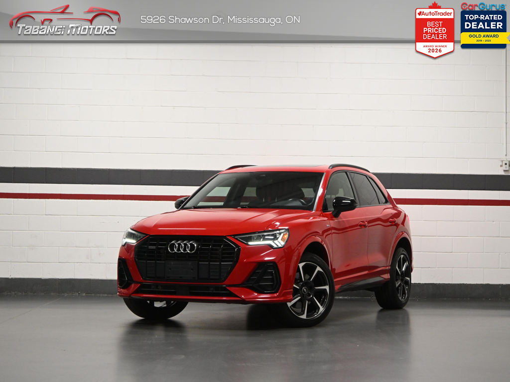 2022 Audi Q3 Progressiv S-Line Black Optics Ambient Light Pano