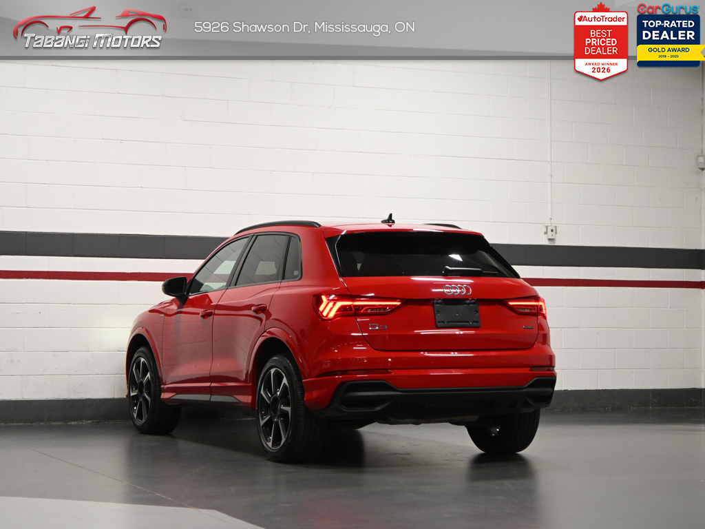 2022 Audi Q3 Progressiv S-Line Black Optics Ambient Light Pano