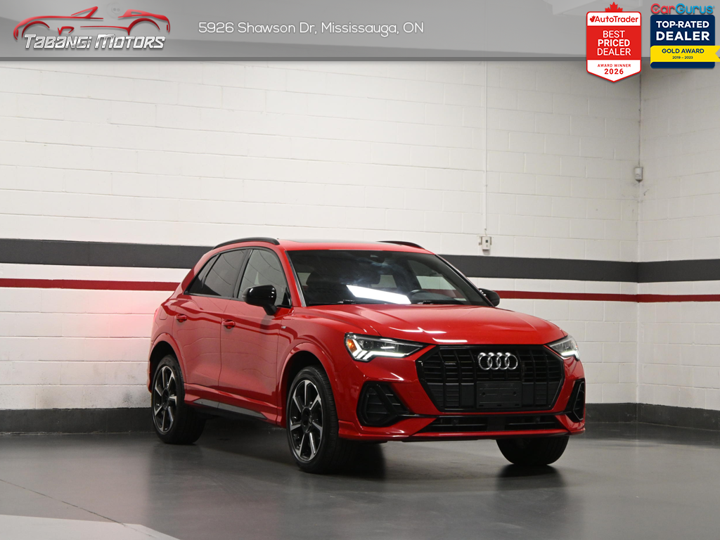 2022 Audi Q3 Progressiv S-Line Black Optics Ambient Light Pano