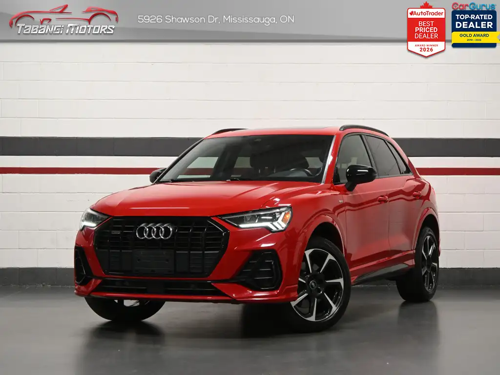 2022 Audi Q3 Progressiv S-Line Black Optics Ambient Light Pano