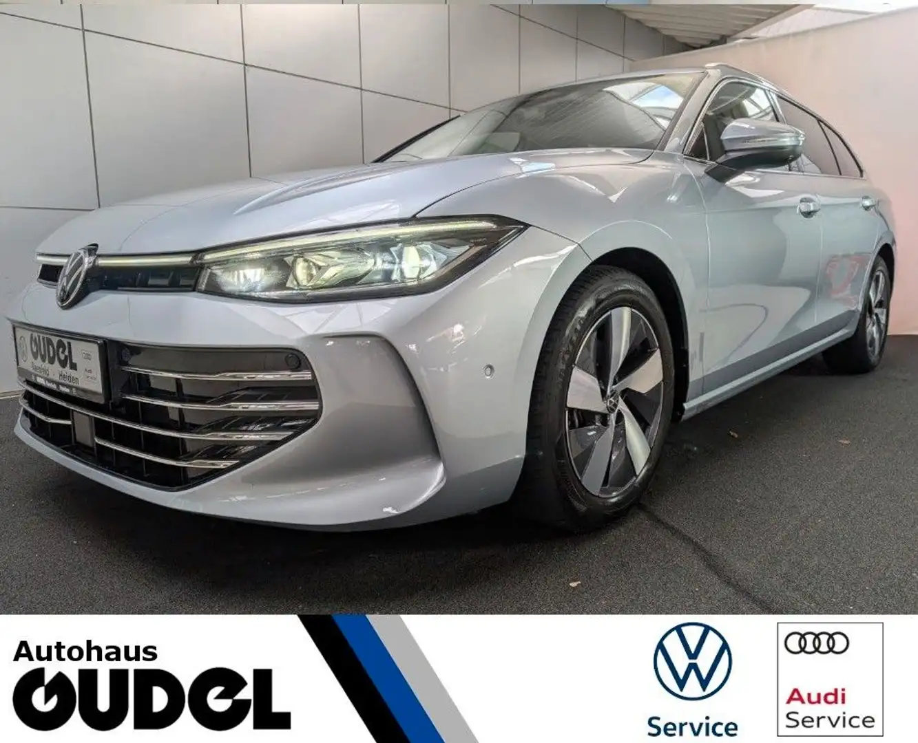 Volkswagen Passat Variant Passat 2.0 TDI Elegance AHK IQ Nav App Zilver - 1