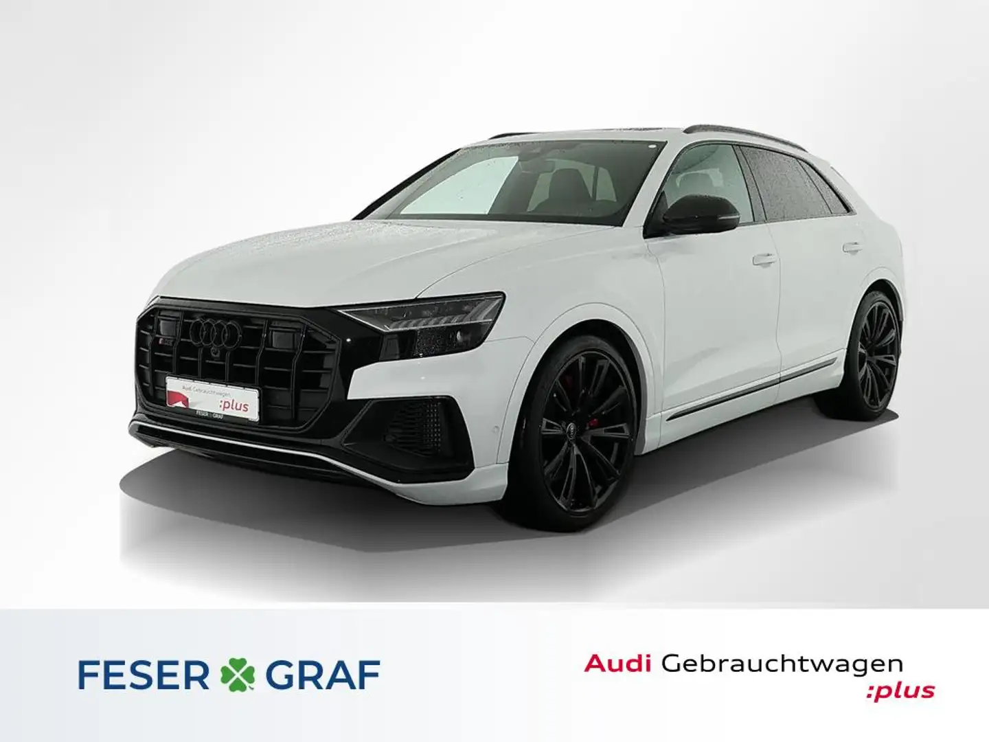 Audi SQ8 TFSI Pano,Standhzg,B&O,HUD,Sitzbel,Kameras Bílá - 1