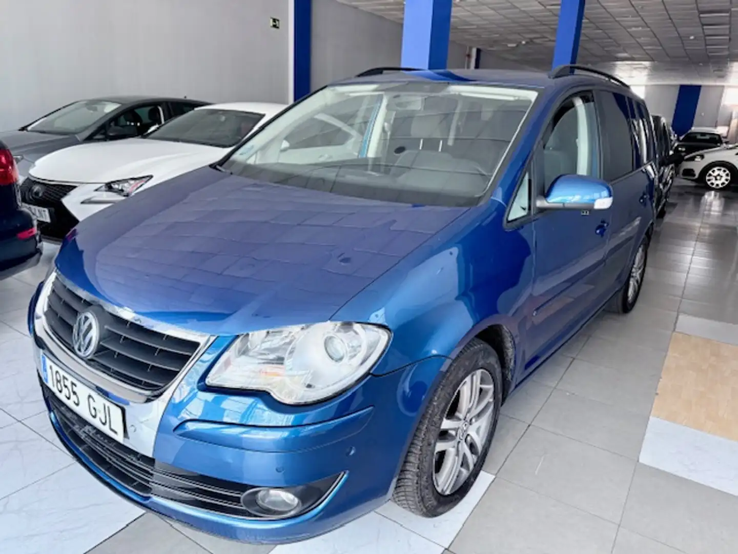 Volkswagen Touran 1.4 TSI Highline DSG Bleu - 1