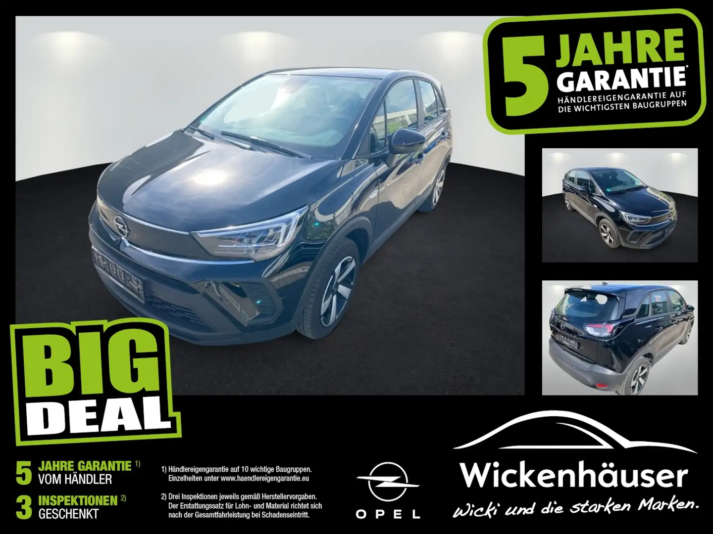 Opel Crossland 1.2 Turbo Enjoy Klimaanlage Kamera Noir - 1