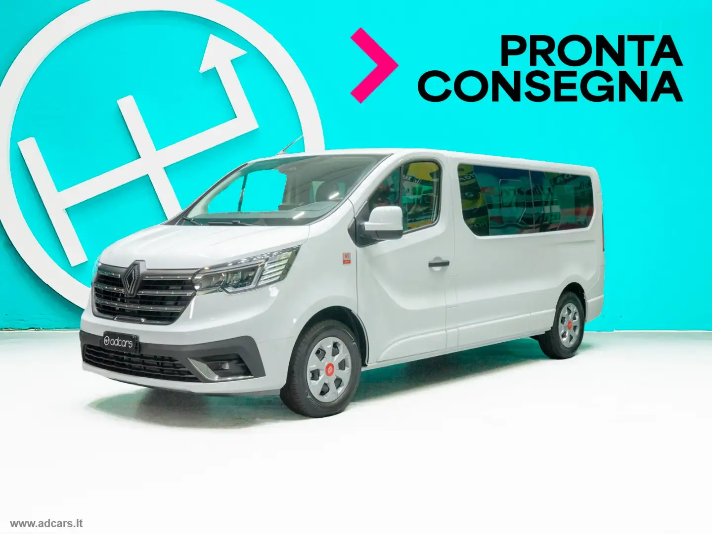 Renault Trafic BluedCi 150CV PL-TN Equilibre SCHERMO 8 POLLICI CO Blanco - 1