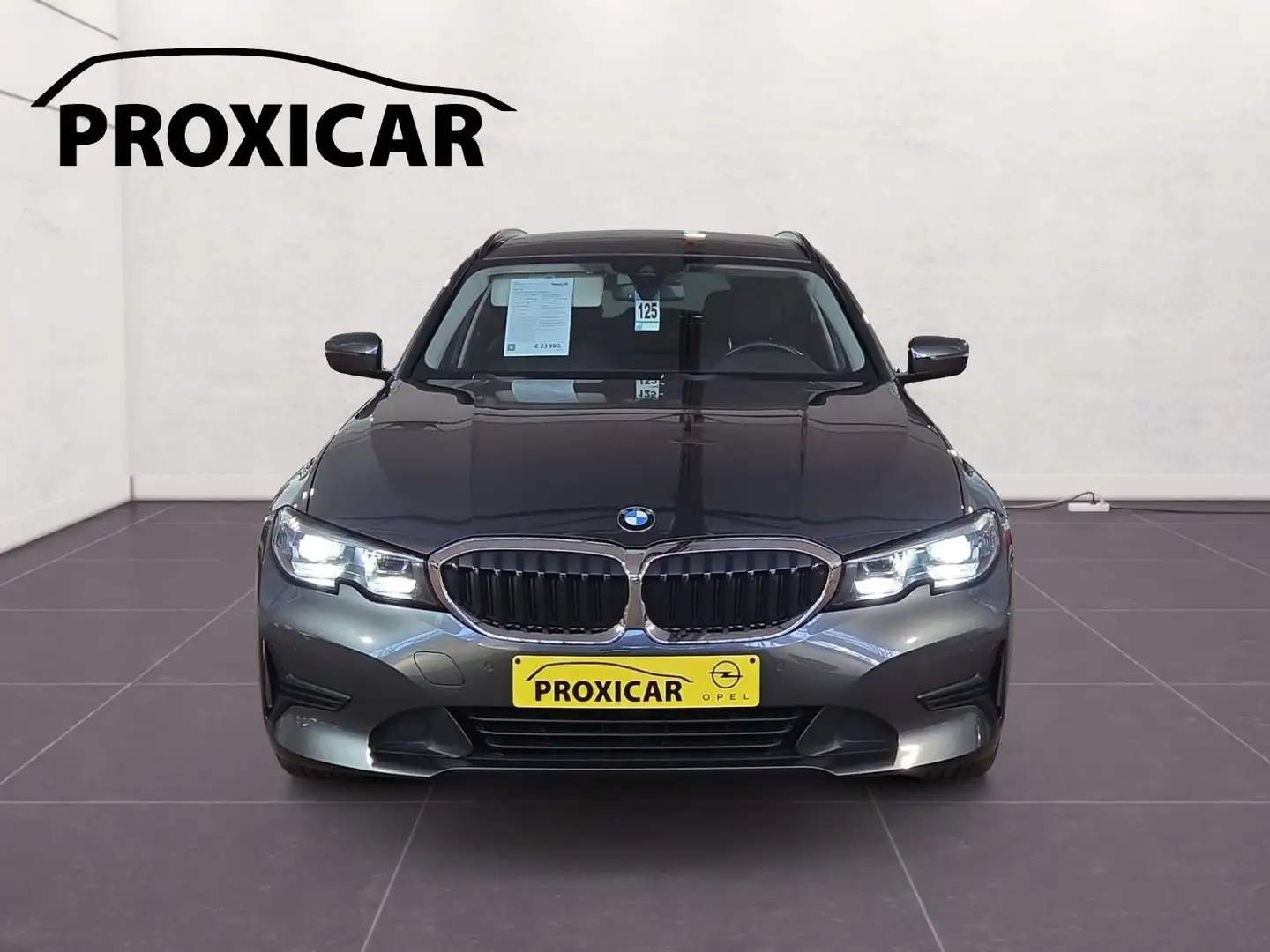 BMW 318 2.0d 136cv Touring Carplay*Cuir*Cruise*Camera Gris - 2