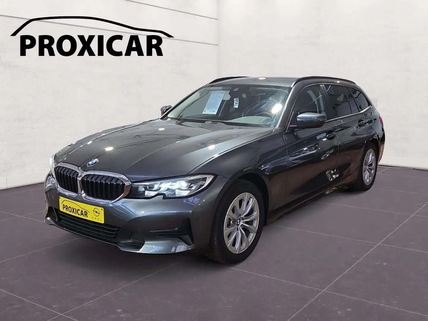 BMW 318 2.0d 136cv Touring Carplay*Cuir*Cruise*Camera Gris - 1