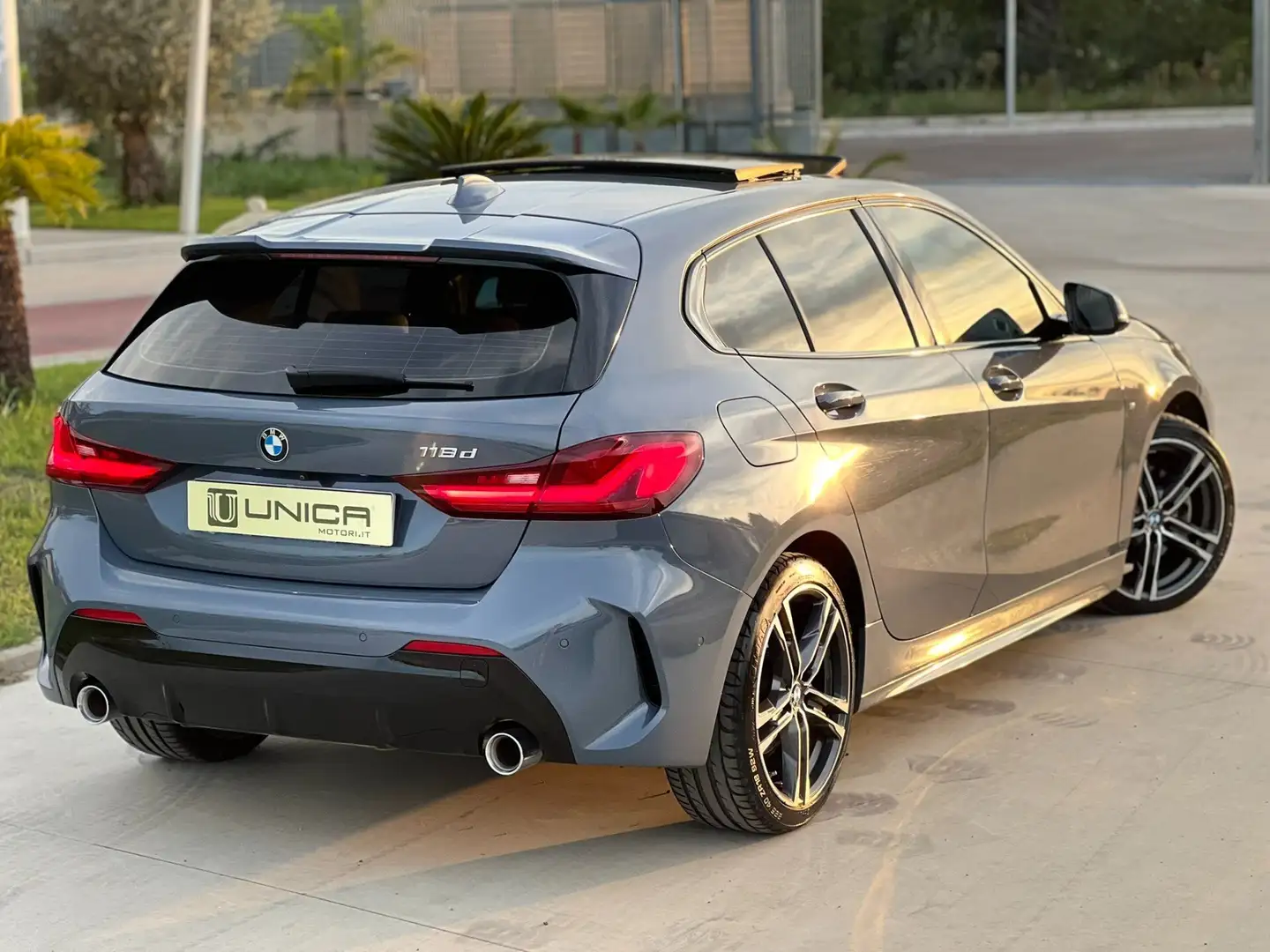 BMW 118 d 2.0 150cv Msport TETTO AUTOMATICA ITALIANA Grigio - 2