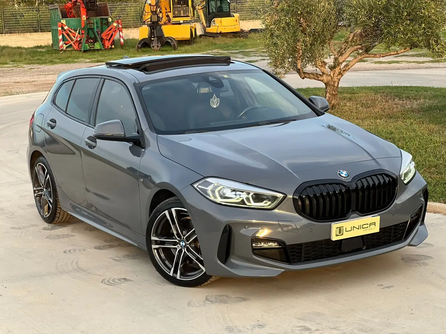 BMW 118 d 2.0 150cv Msport TETTO AUTOMATICA ITALIANA Grigio - 1