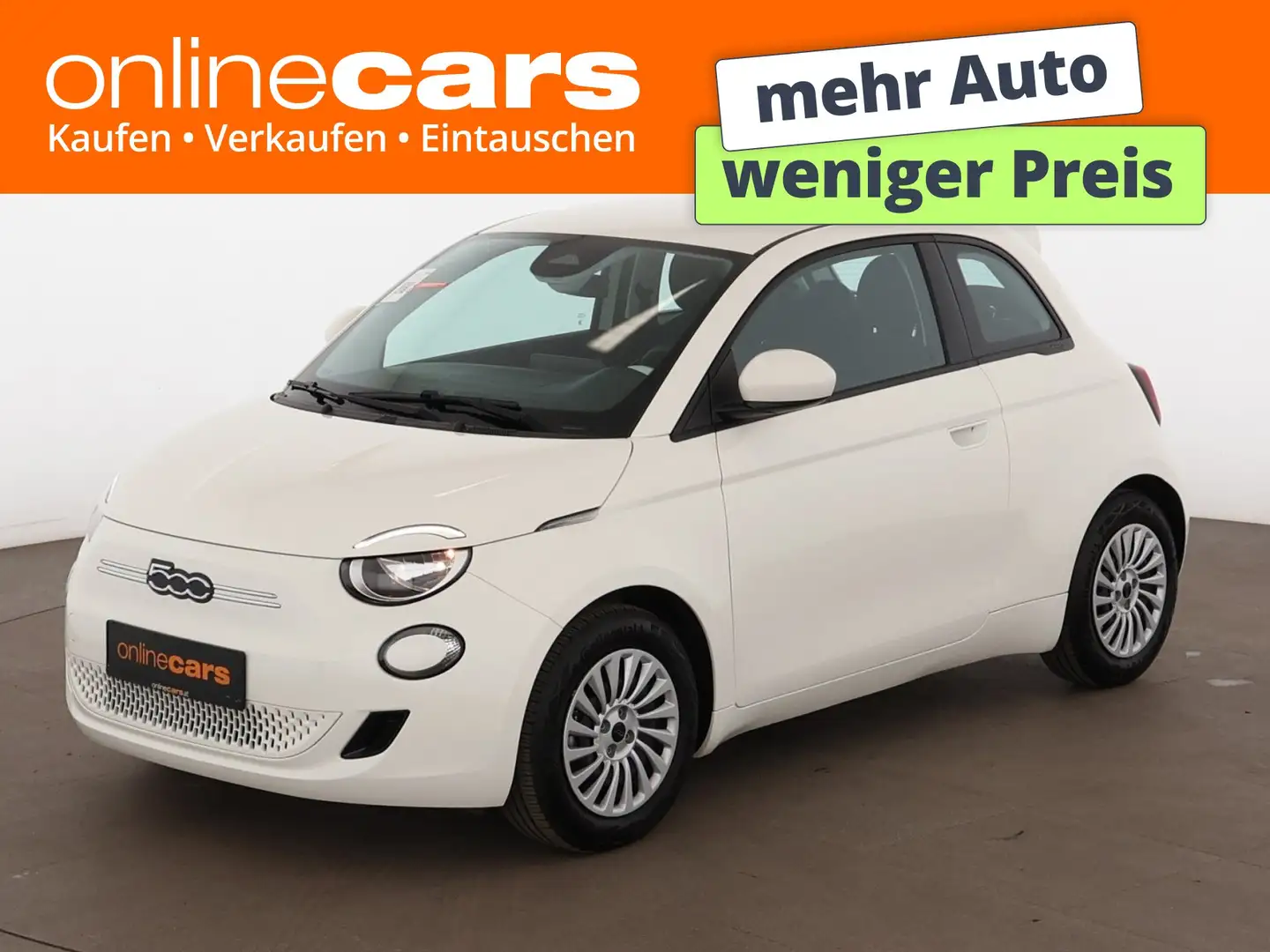 Fiat 500e 24kWh Aut DIGITAL-TACHO TEMPOMAT KLIMA Weiß - 1