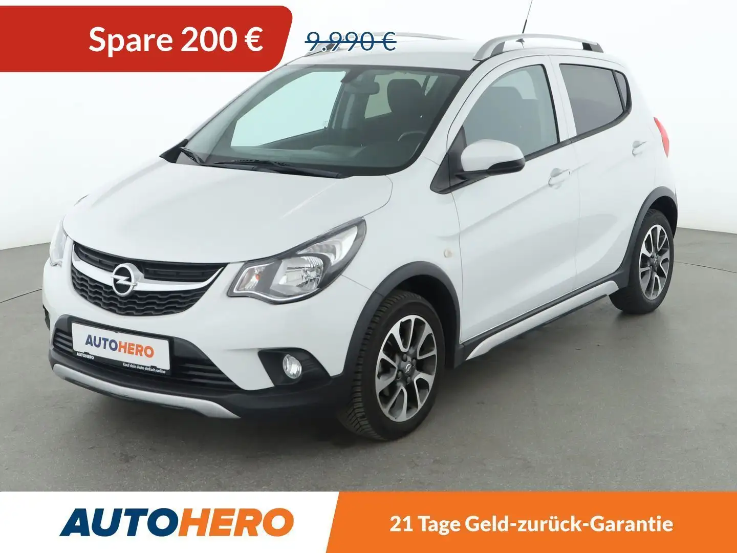 Opel Karl 1.0 Rocks*TEMPO*PDC*SHZ*KLIMA*GARANTIE* Weiß - 1