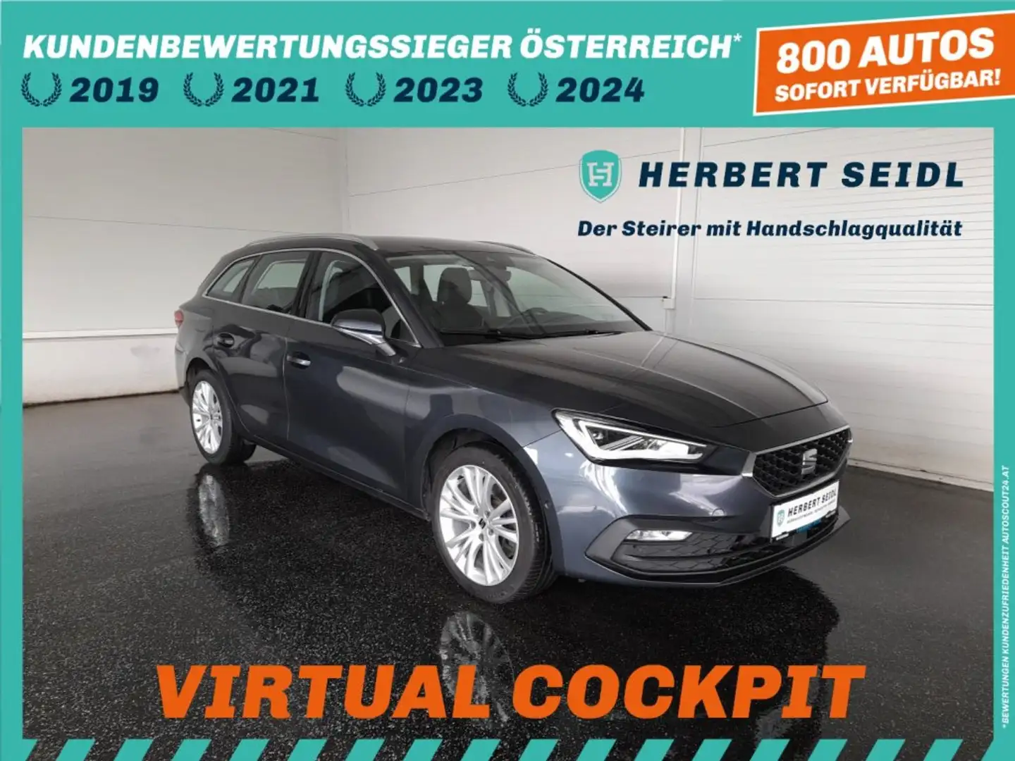 SEAT Leon ST STYLE 2,0 TDI DSG Grau - 1