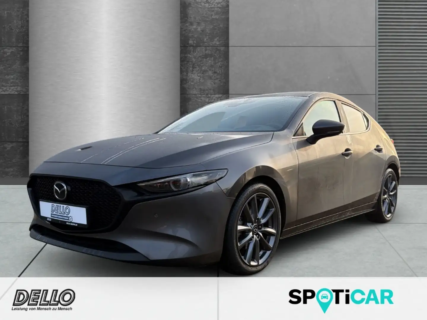 Mazda 3 Selection 2.0  M-Hybrid HUD Navi LED Blendfreies F Grau - 1