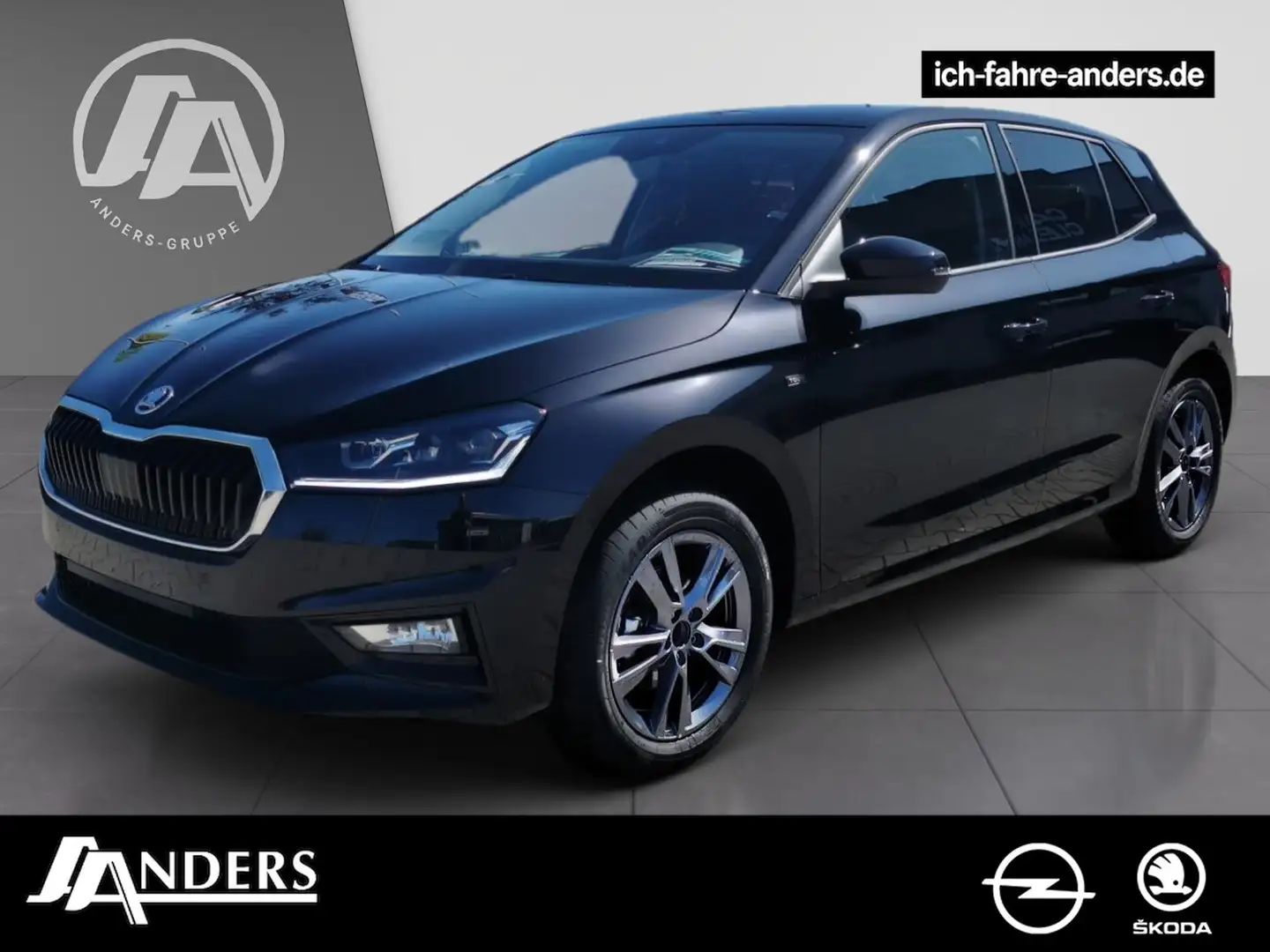 Skoda Fabia Tour 1,0 TSI +FLA+LED+SHZ+SpurH+KeyLess Schwarz - 1