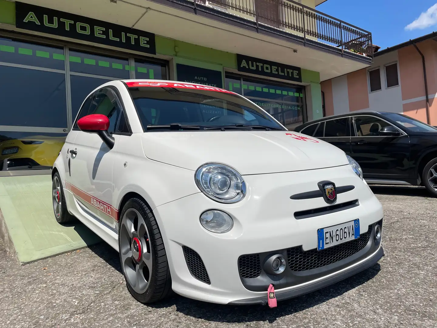 Abarth 595 Competizione Clima Automatico Sedili Sportivi Sabelt PDC Post Bianco - 1