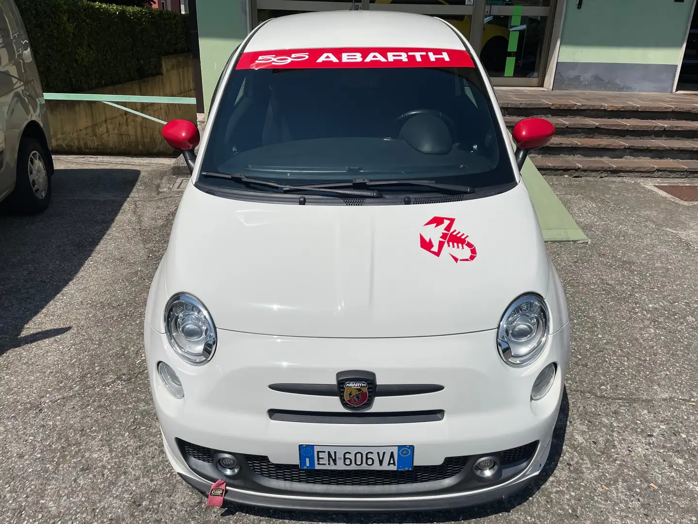 Abarth 595 Competizione Clima Automatico Sedili Sportivi Sabelt PDC Post Bianco - 2