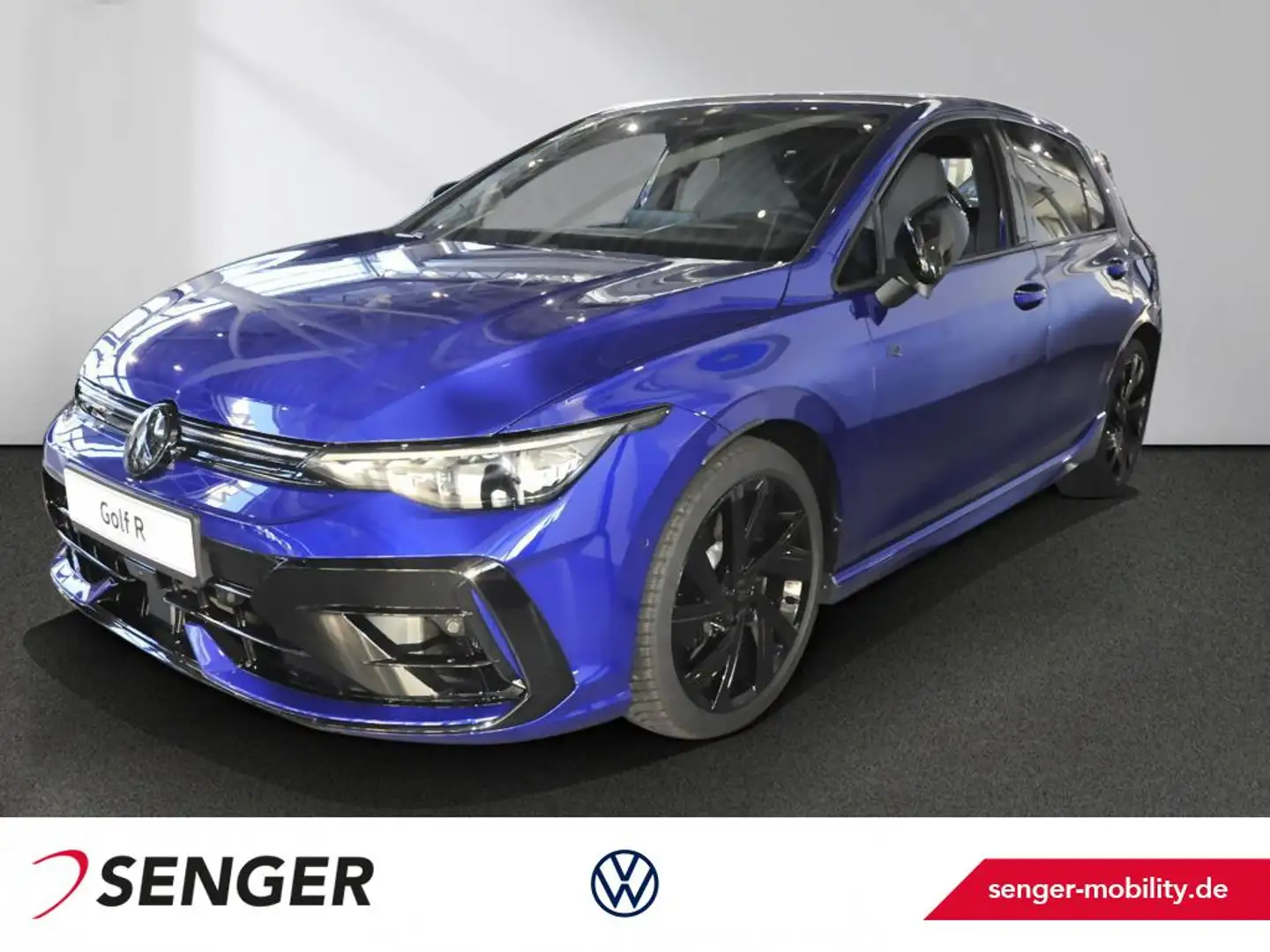 Volkswagen Golf VIII R 2.0 TSI 4M BLACK EDITION Matrix HUD Bleu - 1