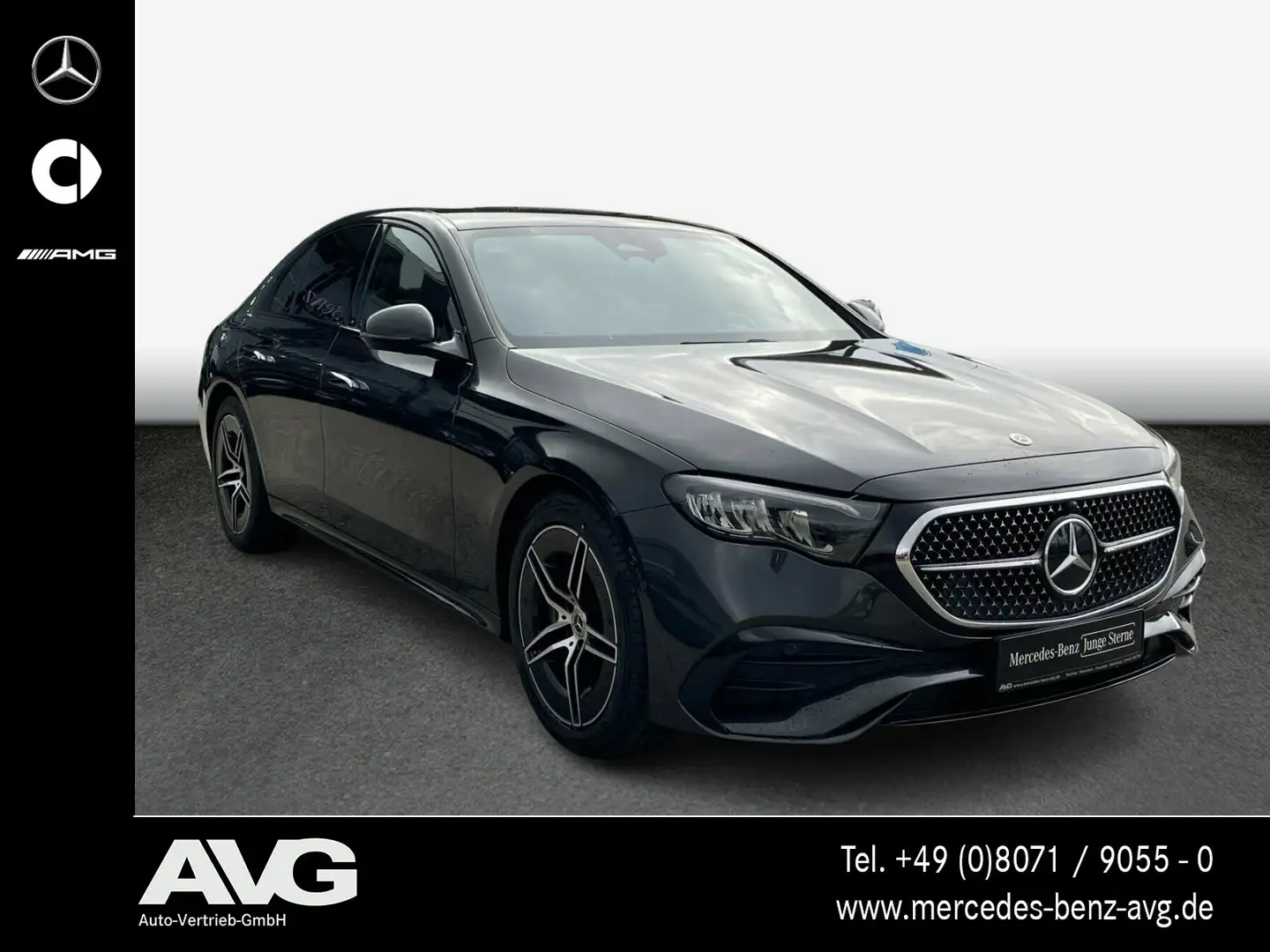 Mercedes-Benz E 220 E 220 d AMG-Advanced Night-P. Distronic RFK  LED Gris - 2