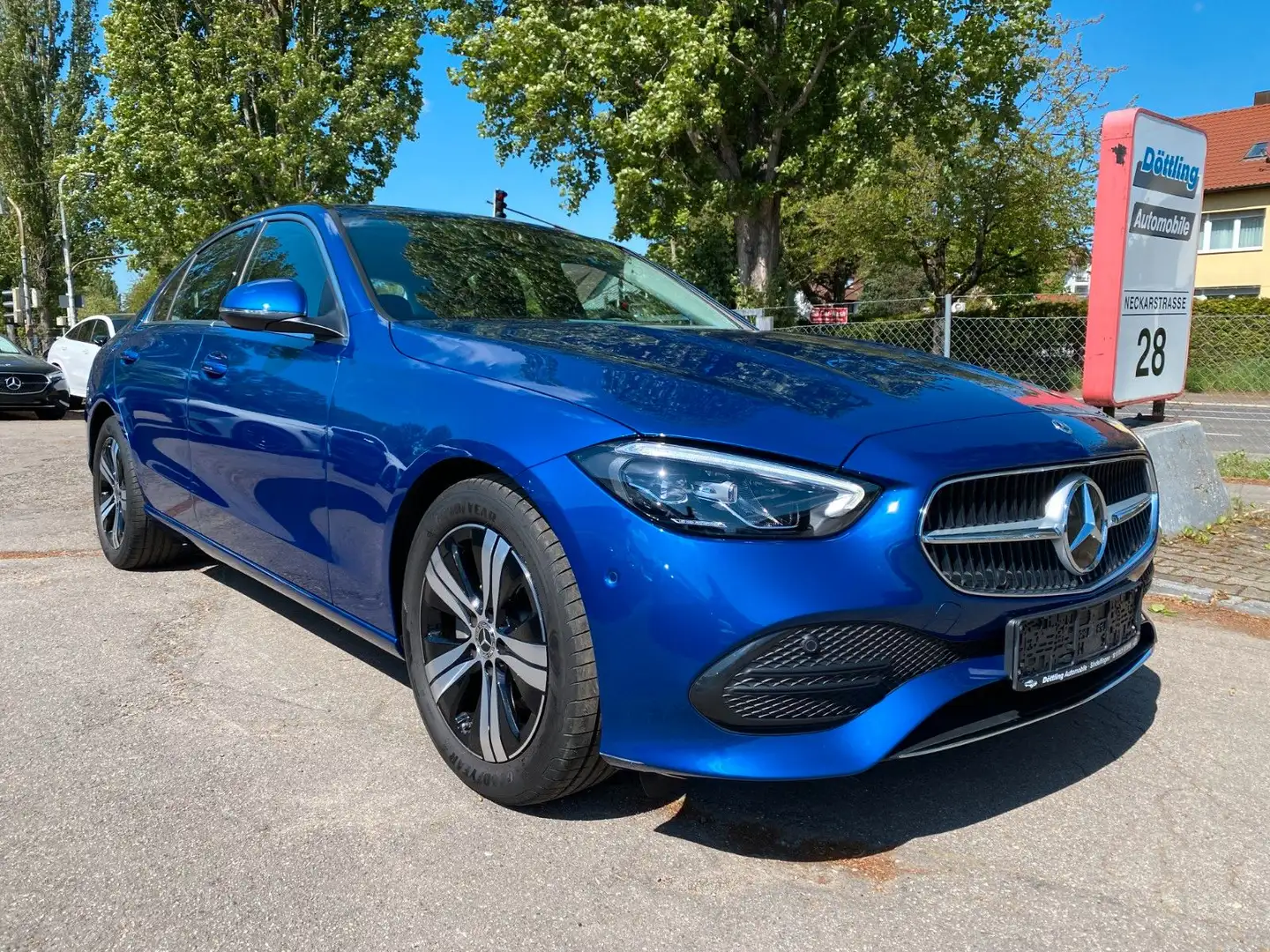 Mercedes-Benz C 180 *Avantgarde Advanced/Spur/Kamera/LED/Hagel Blau - 1