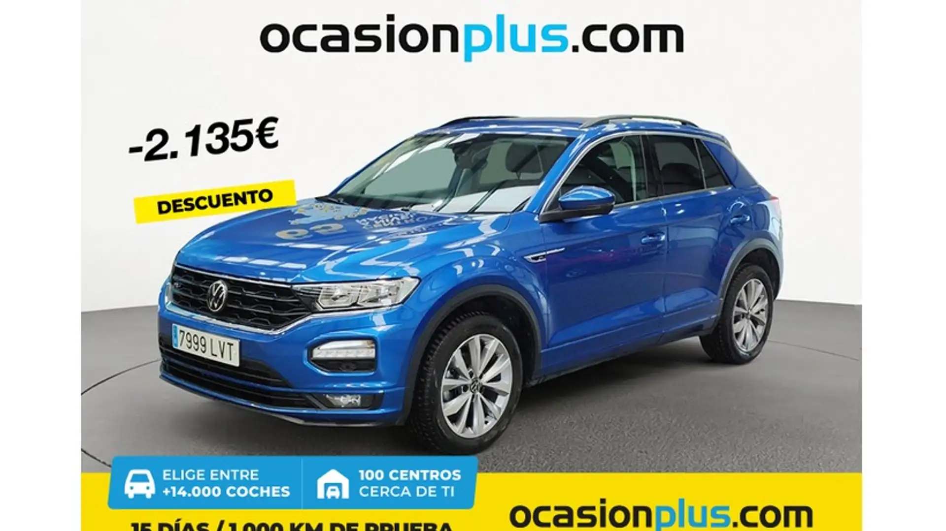 Volkswagen T-Roc 1.0 TSI Advance R-line 81kW Bleu - 1