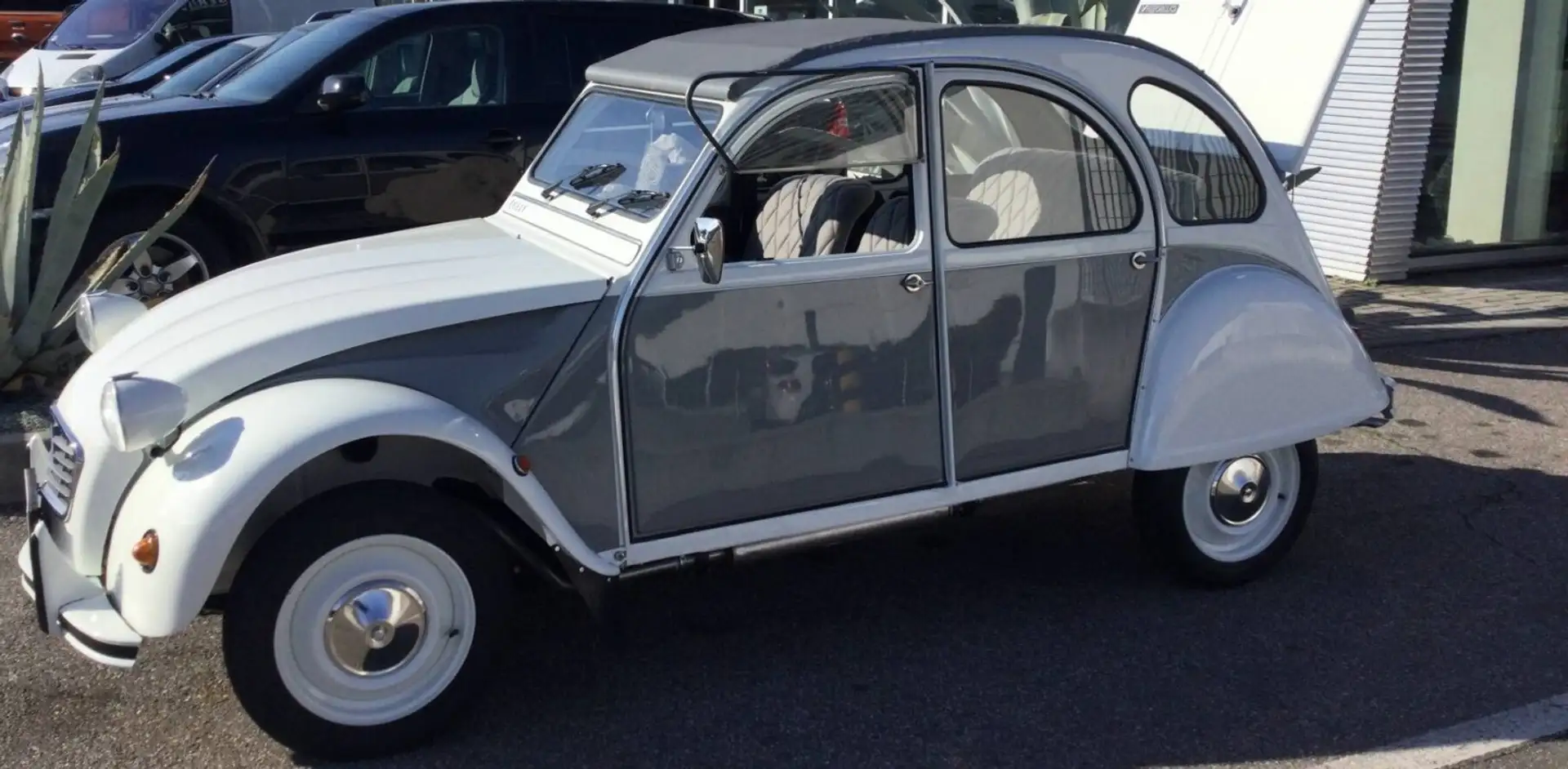 Citroen 2CV 6 Blanc - 1
