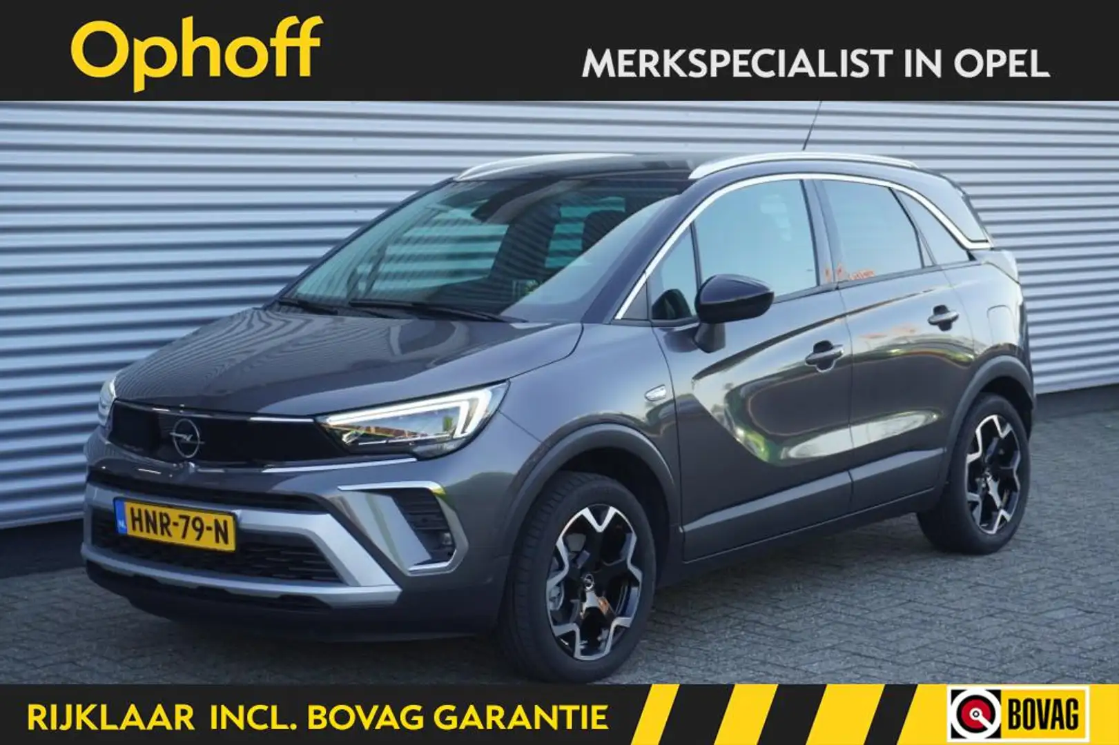 Opel Crossland 1.2 Turbo Ultimate / Zwart dak / Camera + PDC / AG Gris - 1