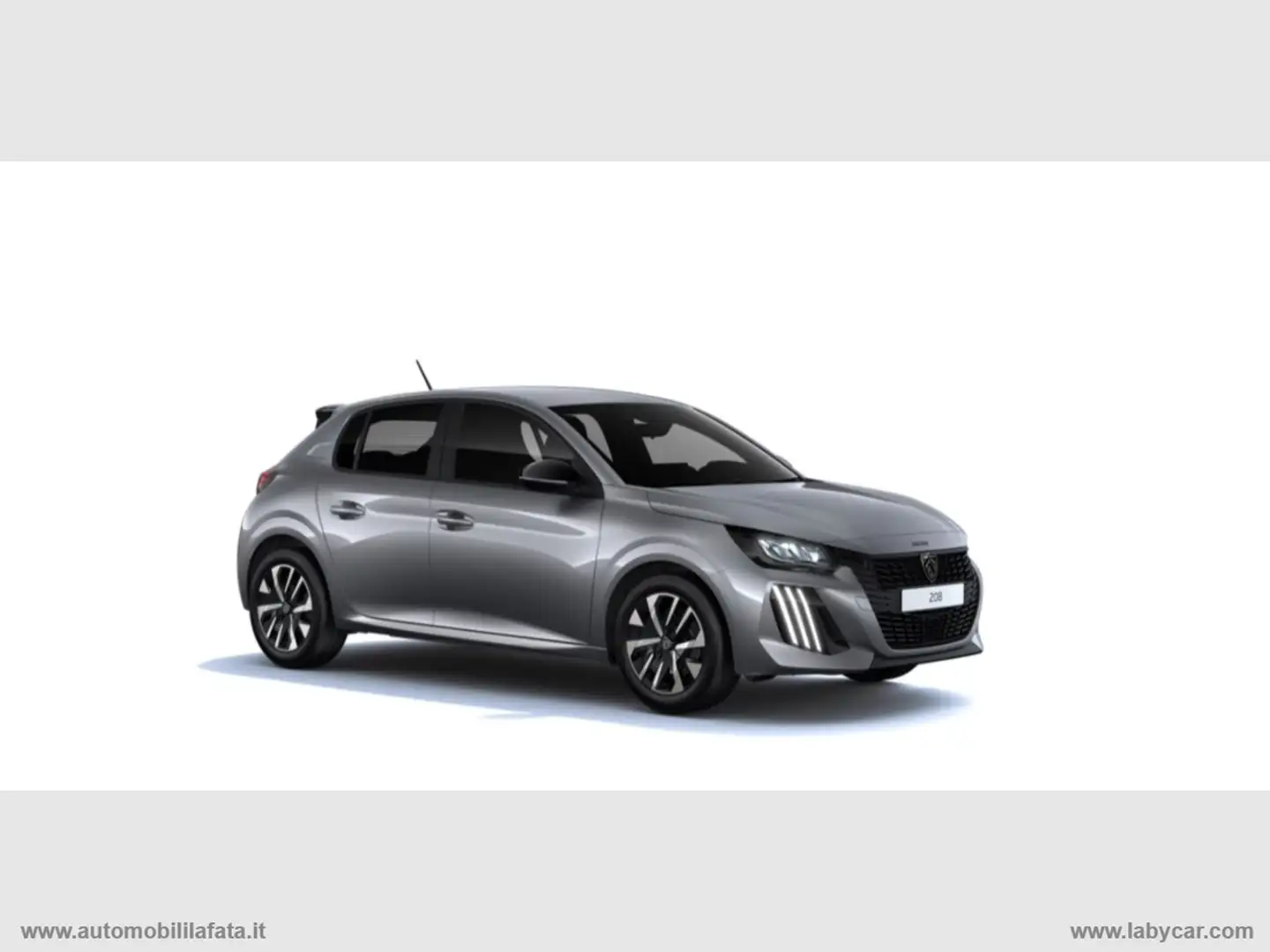 Peugeot 208 PureTech 100 S&S 5p. Style NUOVA DA IMMATRICOLARE Grigio - 2